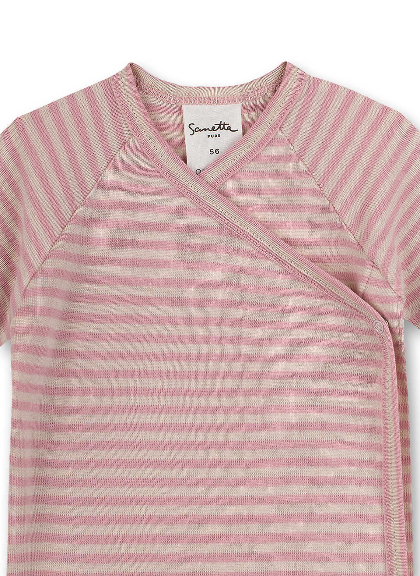 Wickelbody kurzarm Rosa