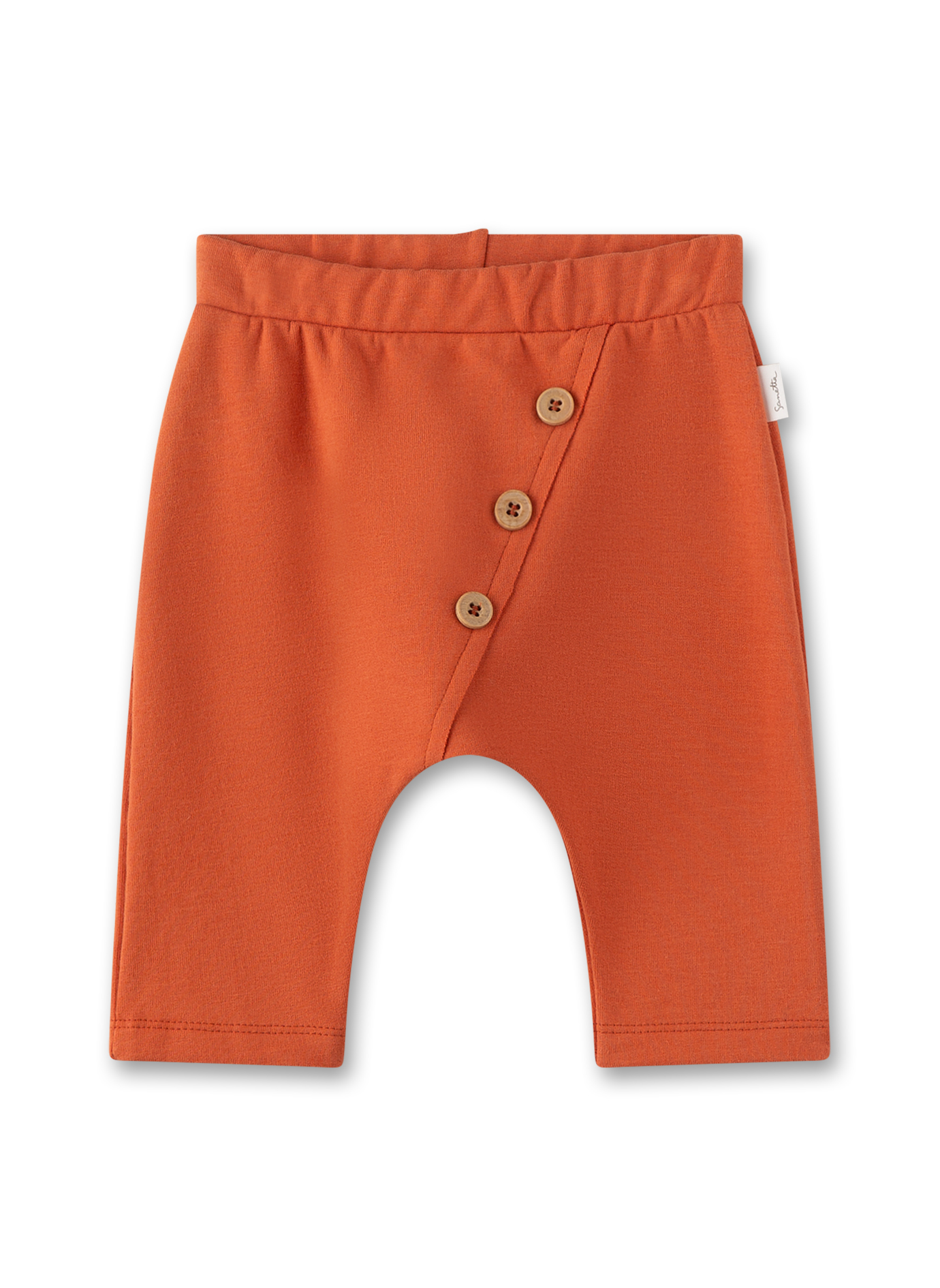 Hose, Baby, Orange, Knopfleiste, Stretch, hose, baby pants, orange, button detail, elastic waistband