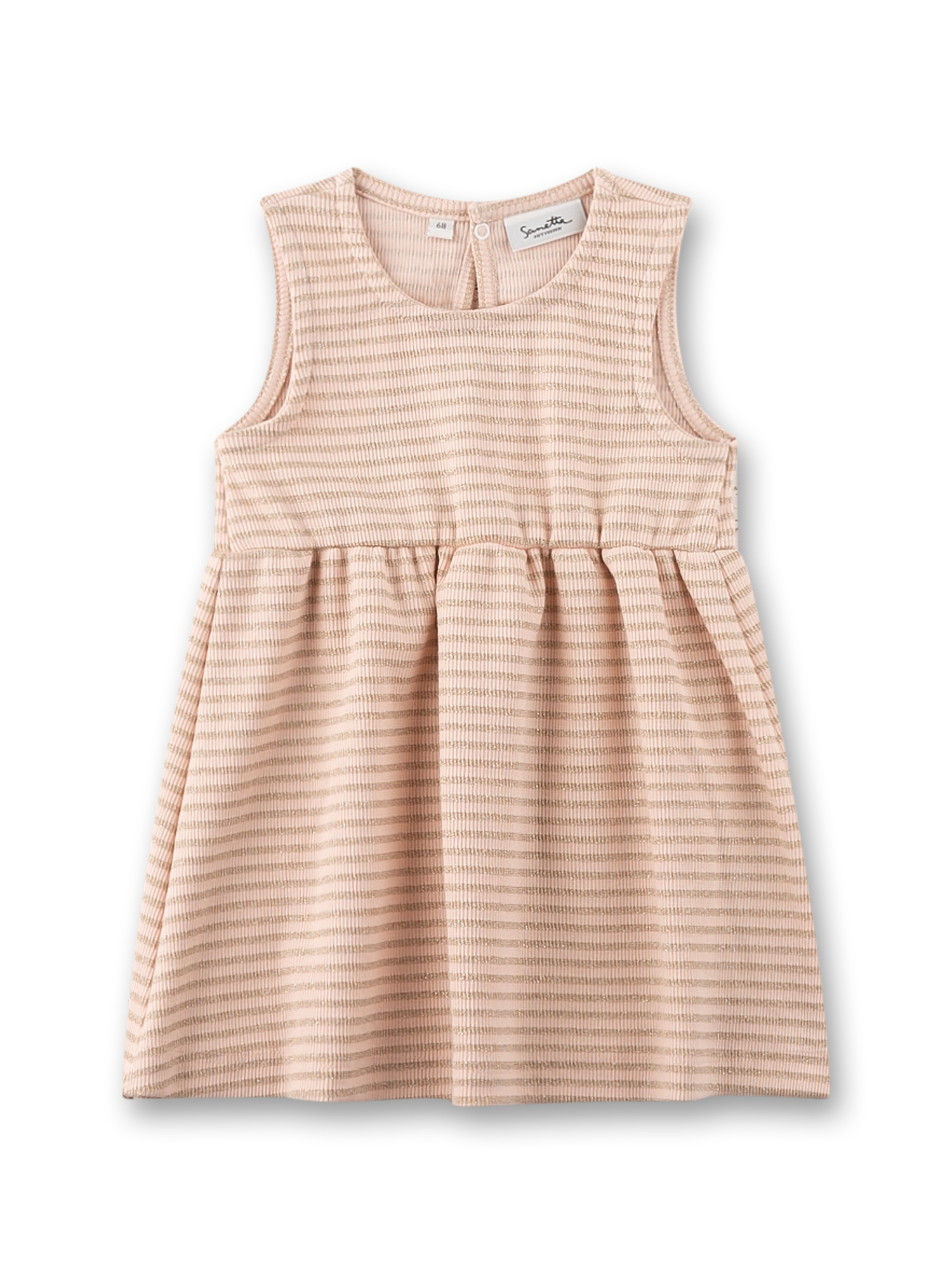 Mädchen-Kleid rosa Ringel
