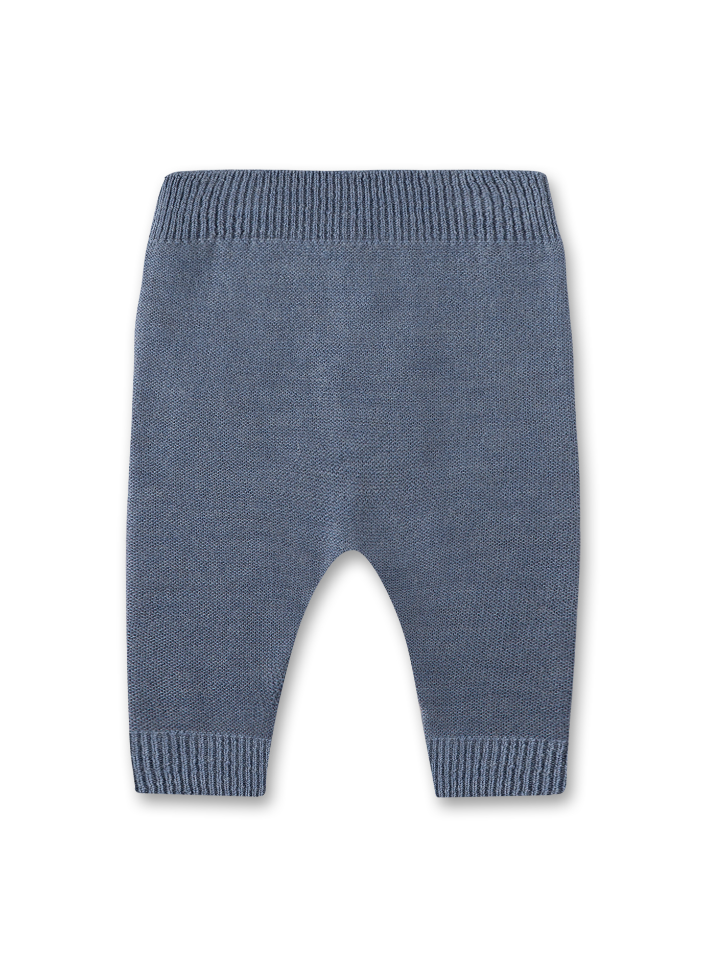 Baby-Strickhose Blau aus Wolle