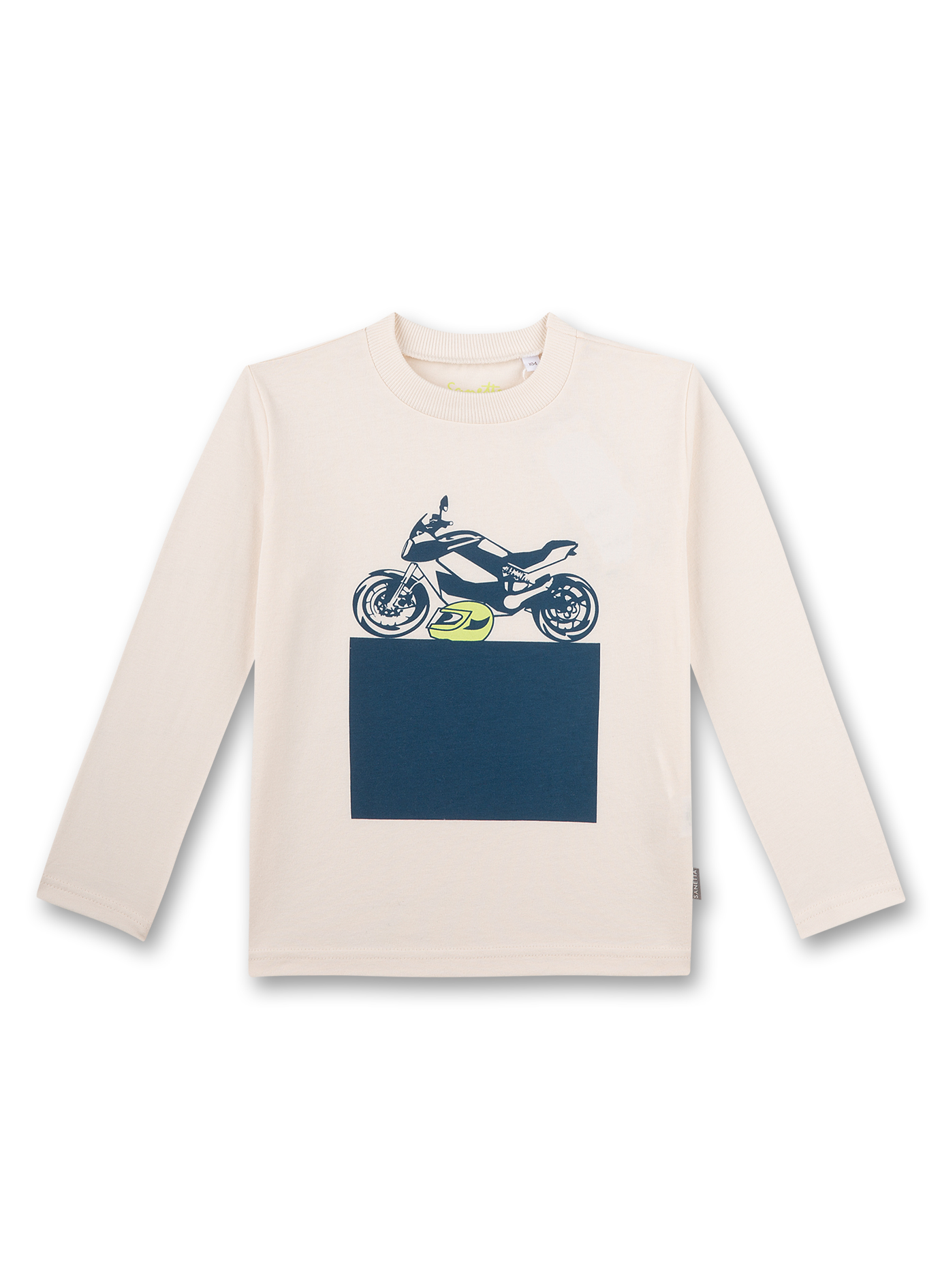 Jungen-Shirt langarm Off-White