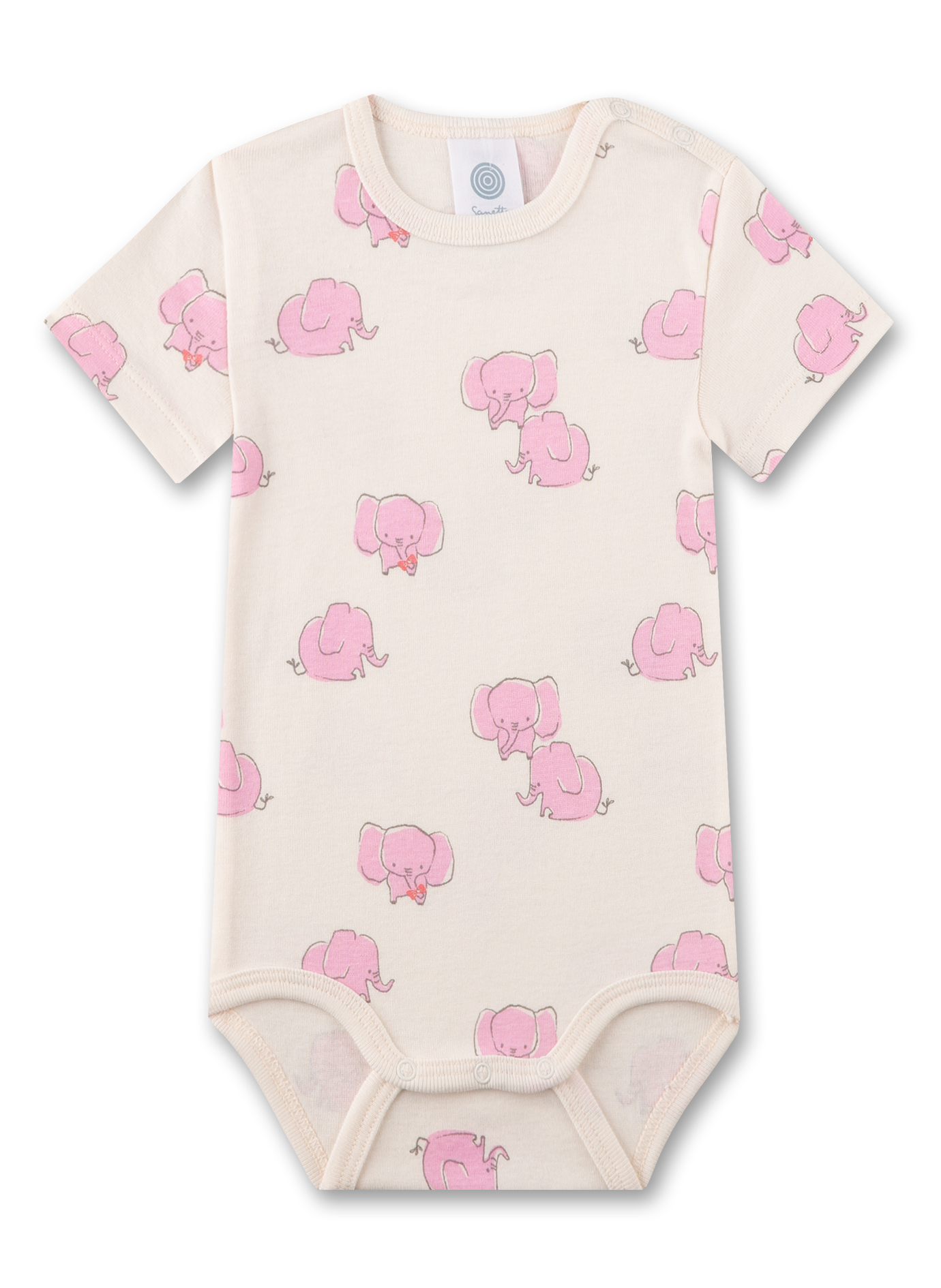 Sanetta Body kurzarm Rosa