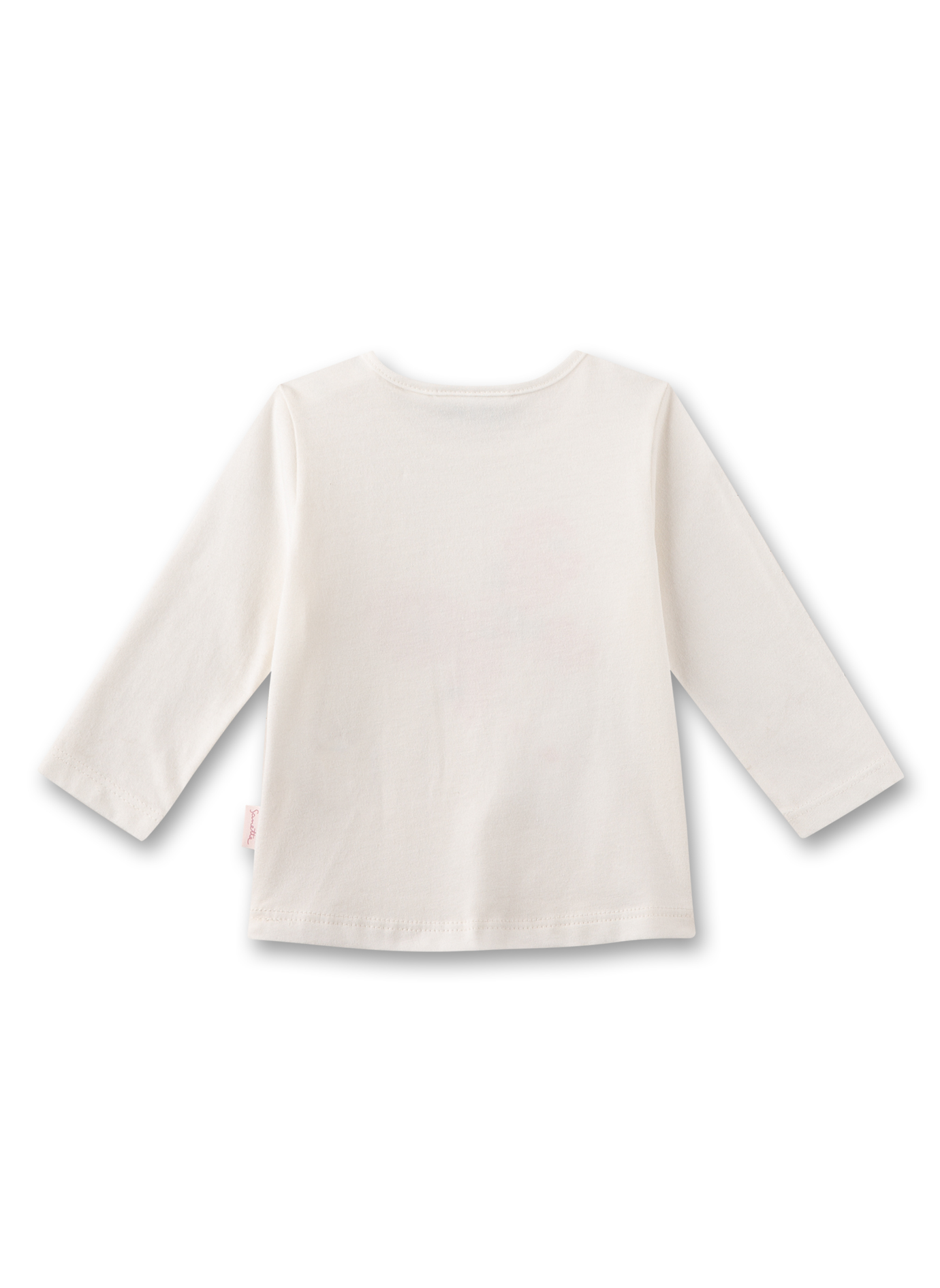 Mädchen-Langarmshirt Off-White