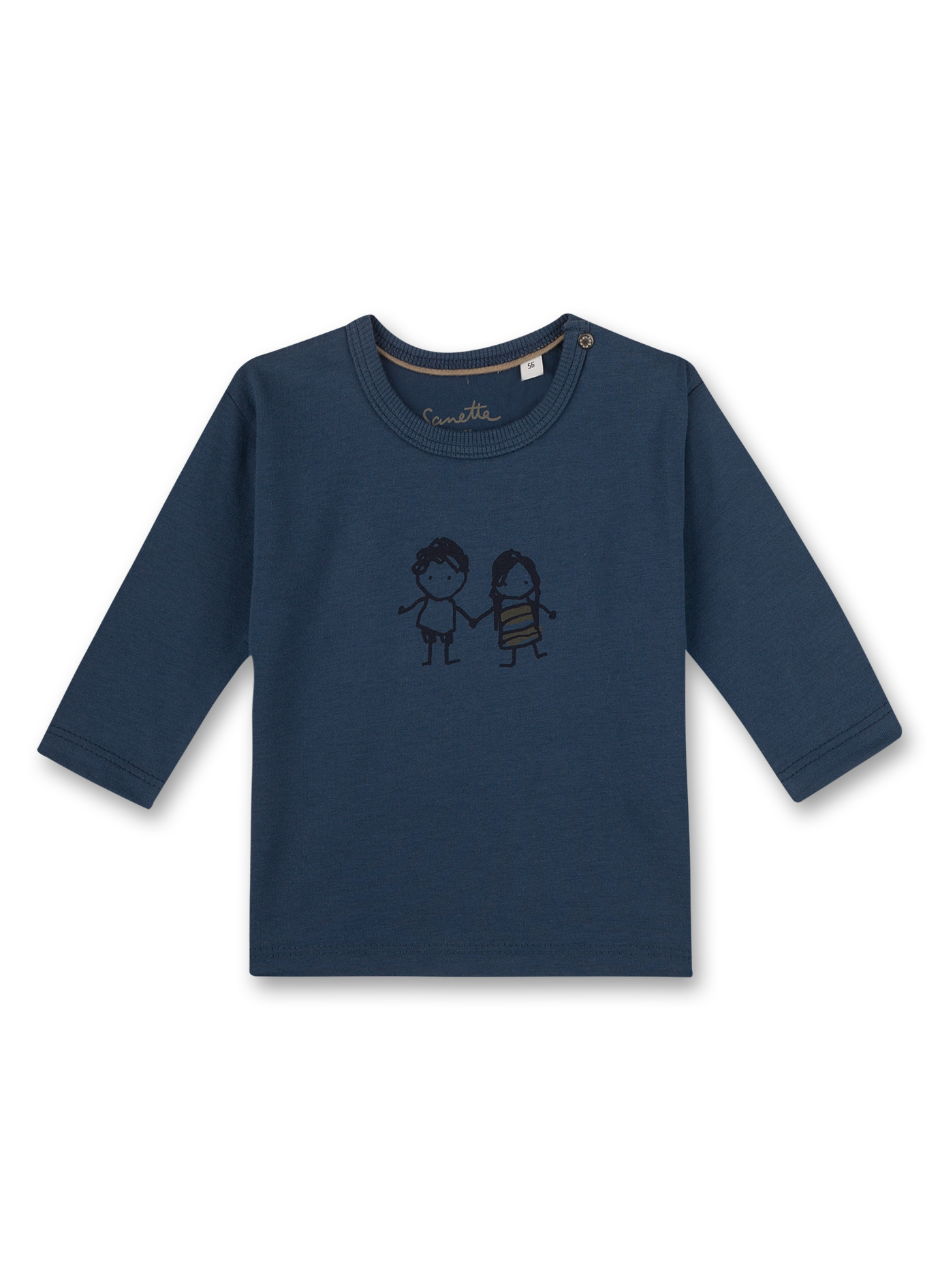 Jungen-Shirt langarm Blau