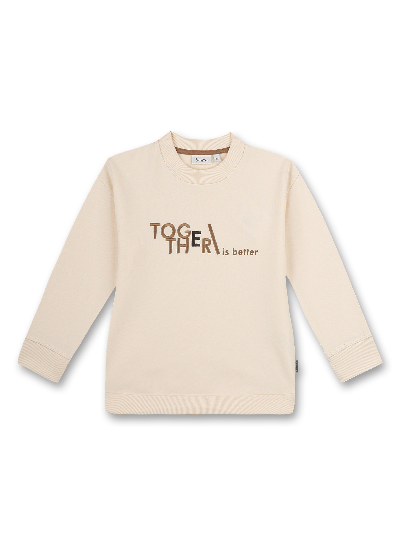 Unisex-Sweatshirt beige