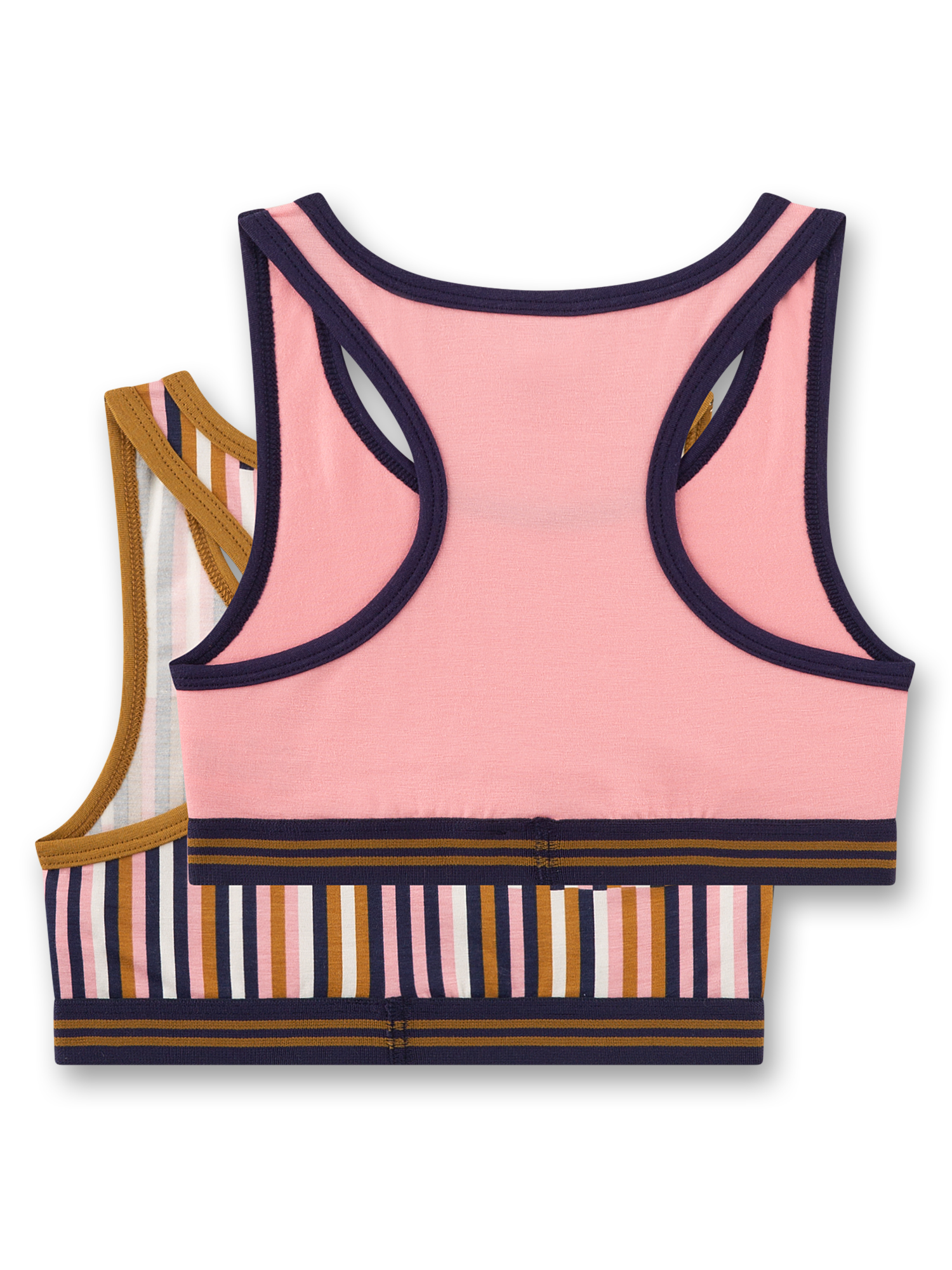Crop top, Pink top, Streifenband, Spitzenband? (not applicable), Zweiteiliger Streifenband