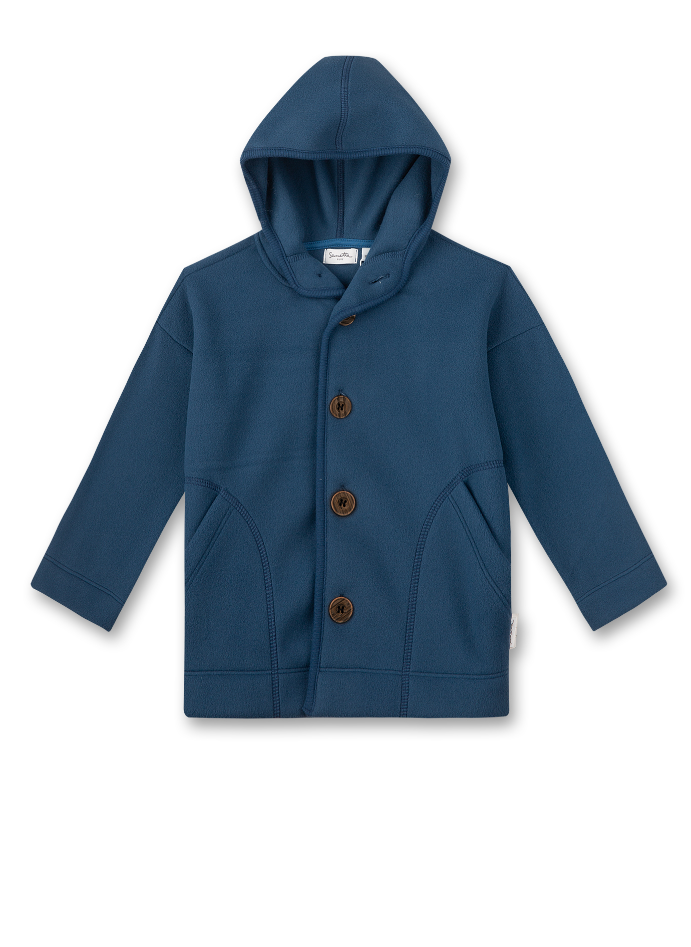 Unisex-Fleecejacke Blau