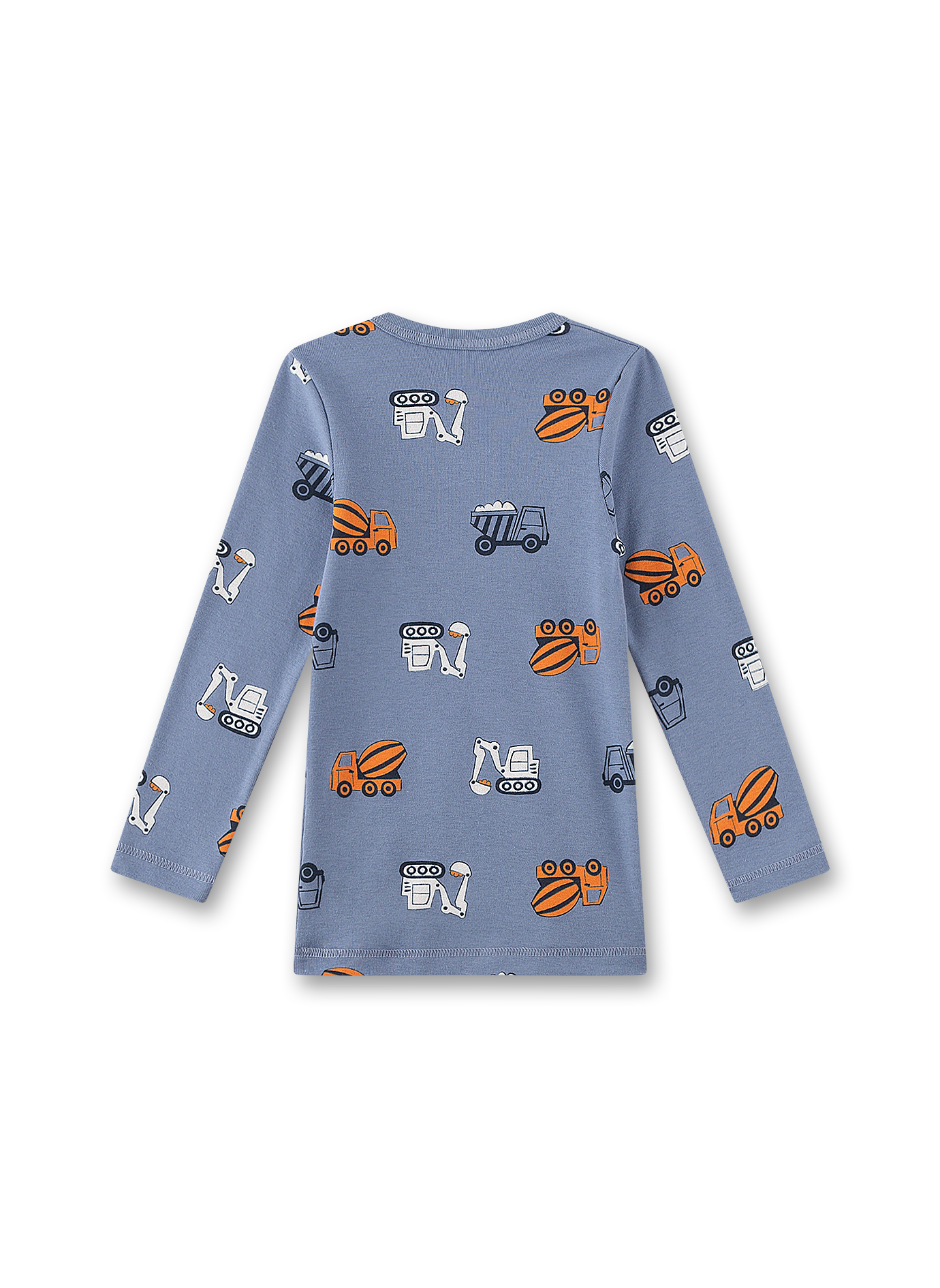 langarmshirt, Baumuster, Baustellenmotif, Kleidung, Kinder