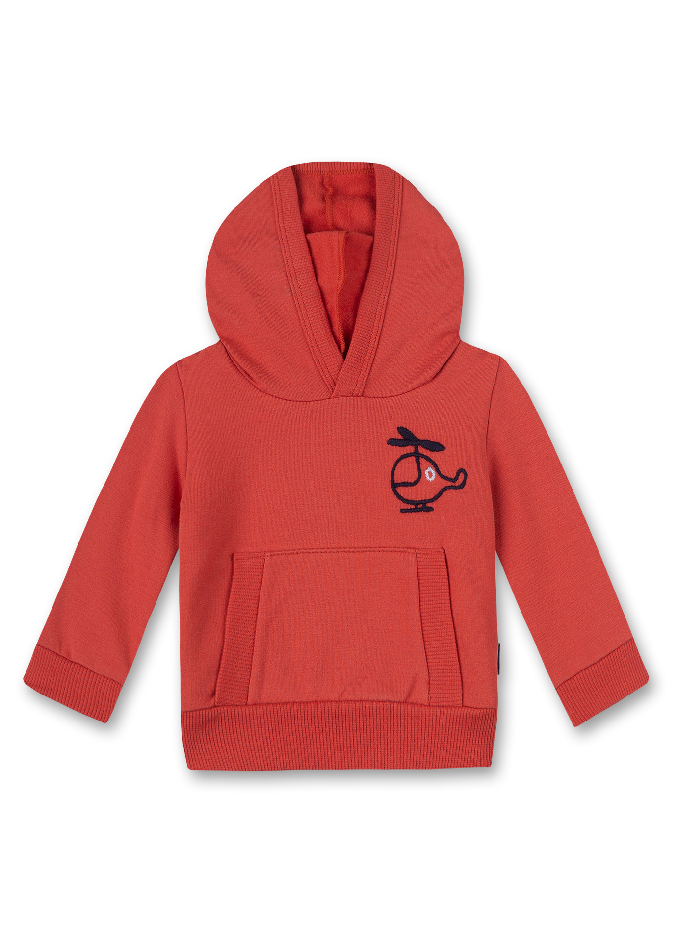 Jungen-Sweatshirt Orange Let's fly