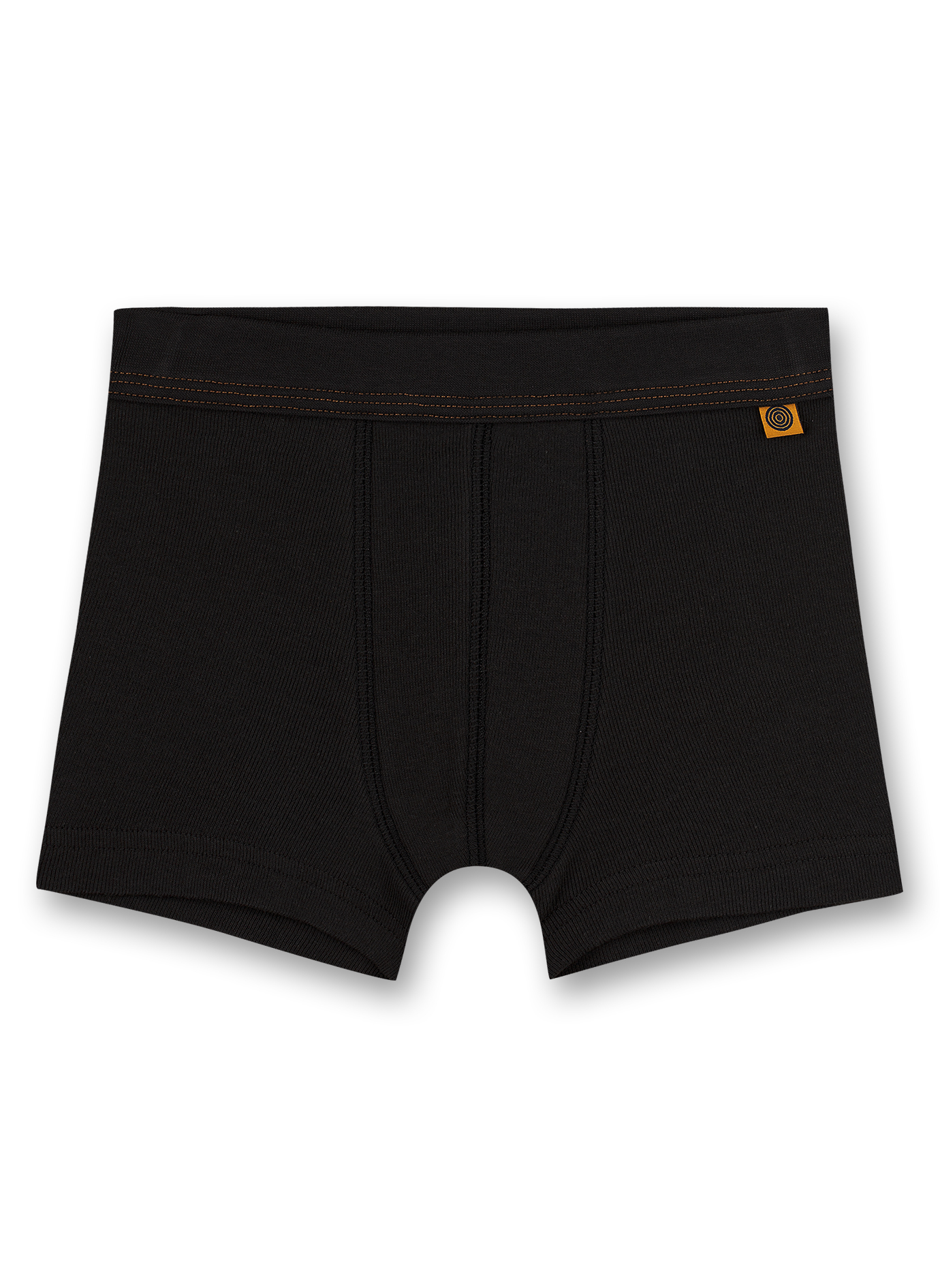 Jungen-Hipshorts (Doppelpack) Dunkelgrau und Schwarz Bear