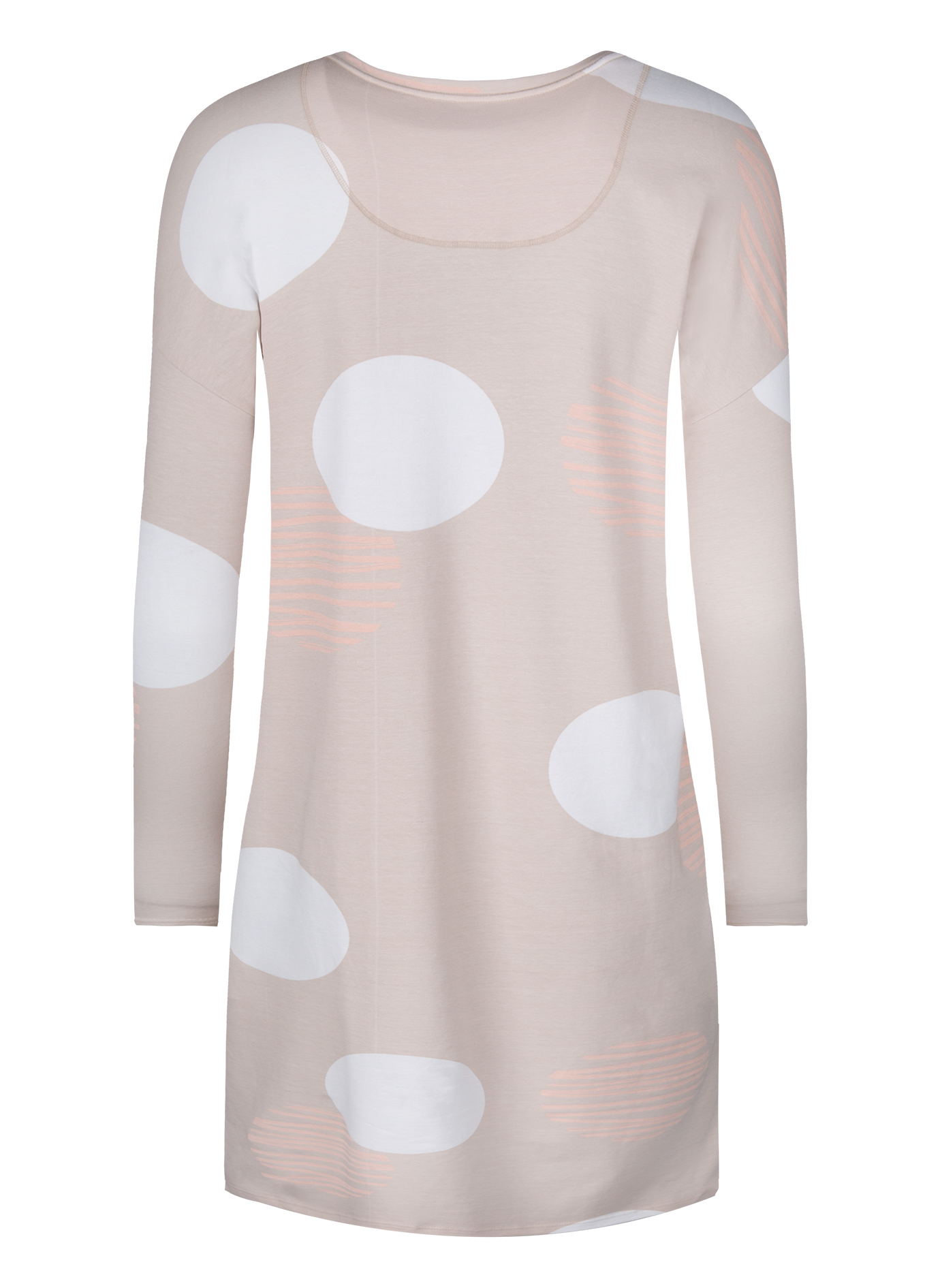 Damen-Nachthemd Beige Dots