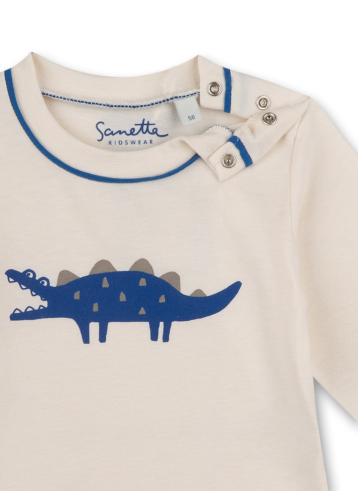 Jungen-Shirt langarm Off-White Dino