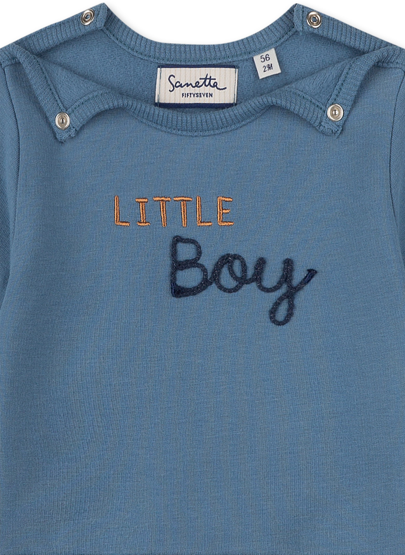 Jungen-Sweatshirt Hellblau Clever Fox