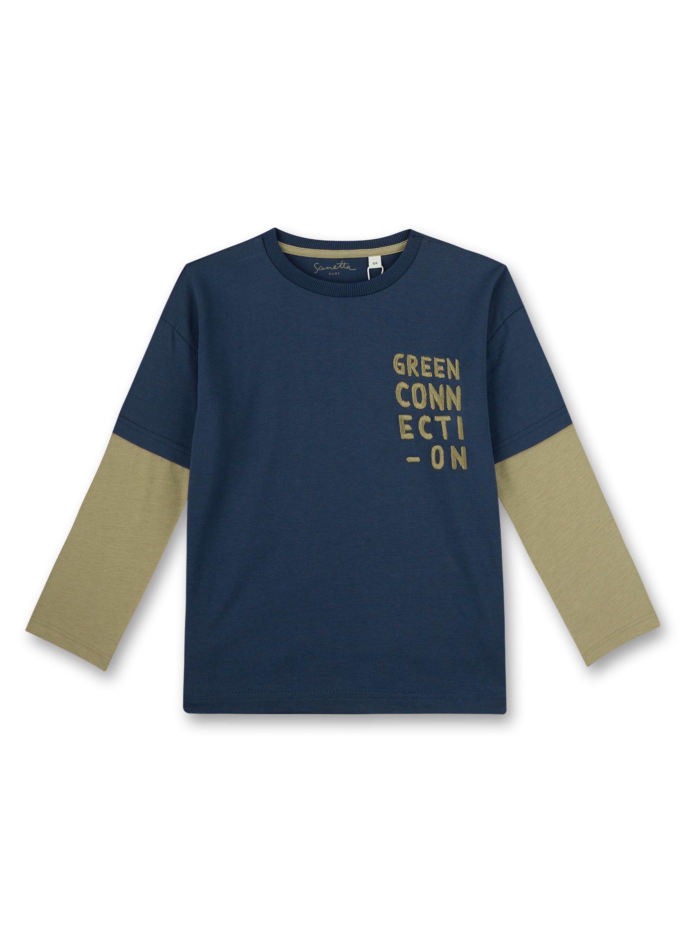 Jungen-Shirt langarm Blau