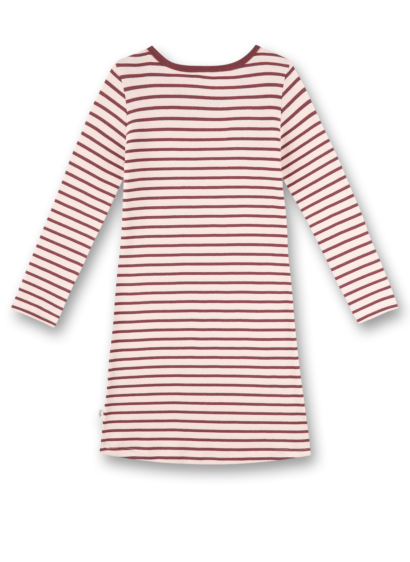 Mädchen-Nachthemd Rot Ringel
