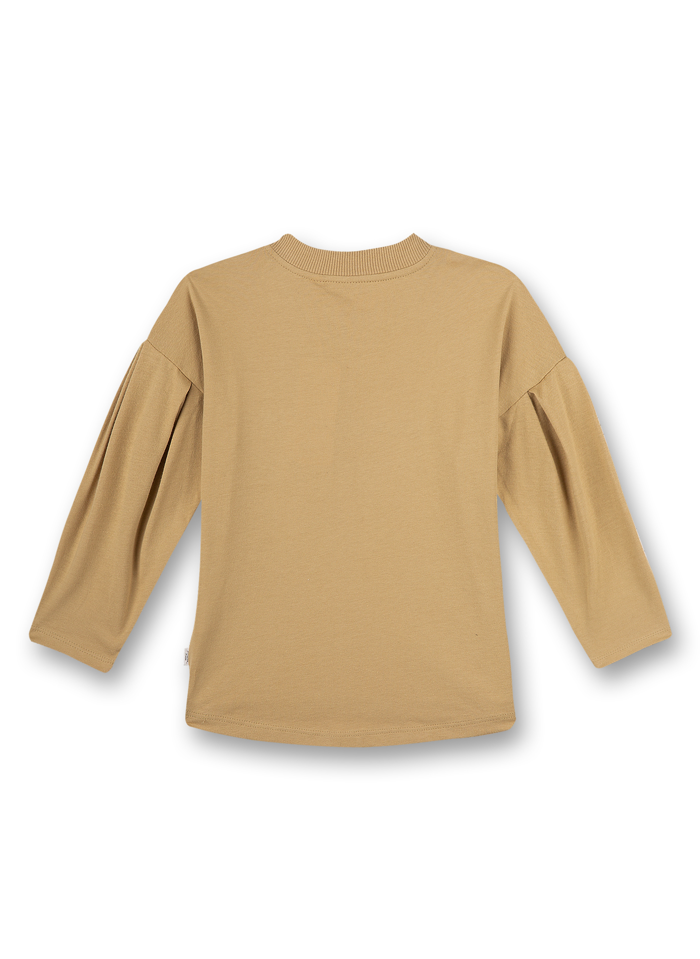 Mädchen-Shirt langarm Beige