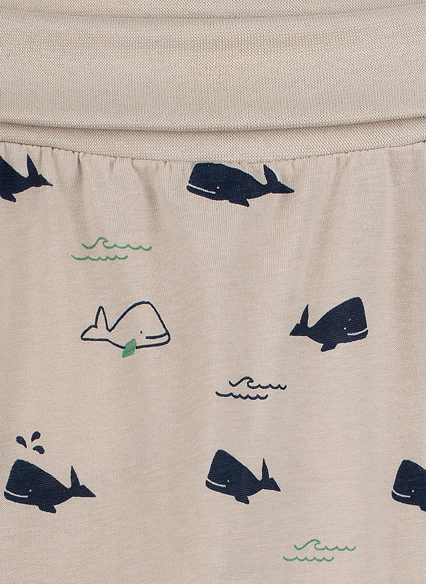 Jungen-Sweathose Beige Little Whale