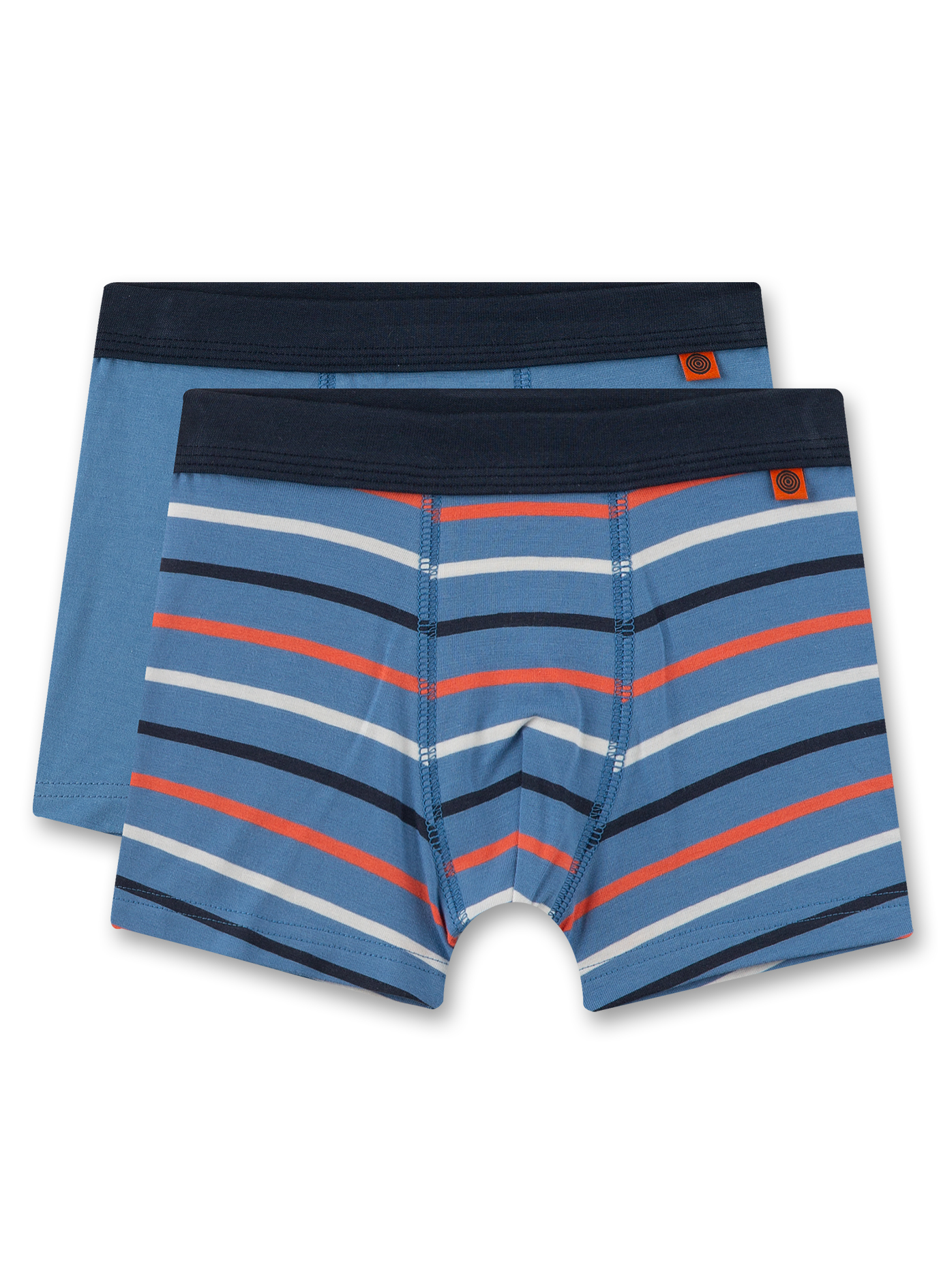 Jungen-Hipshorts (Doppelpack) Blau