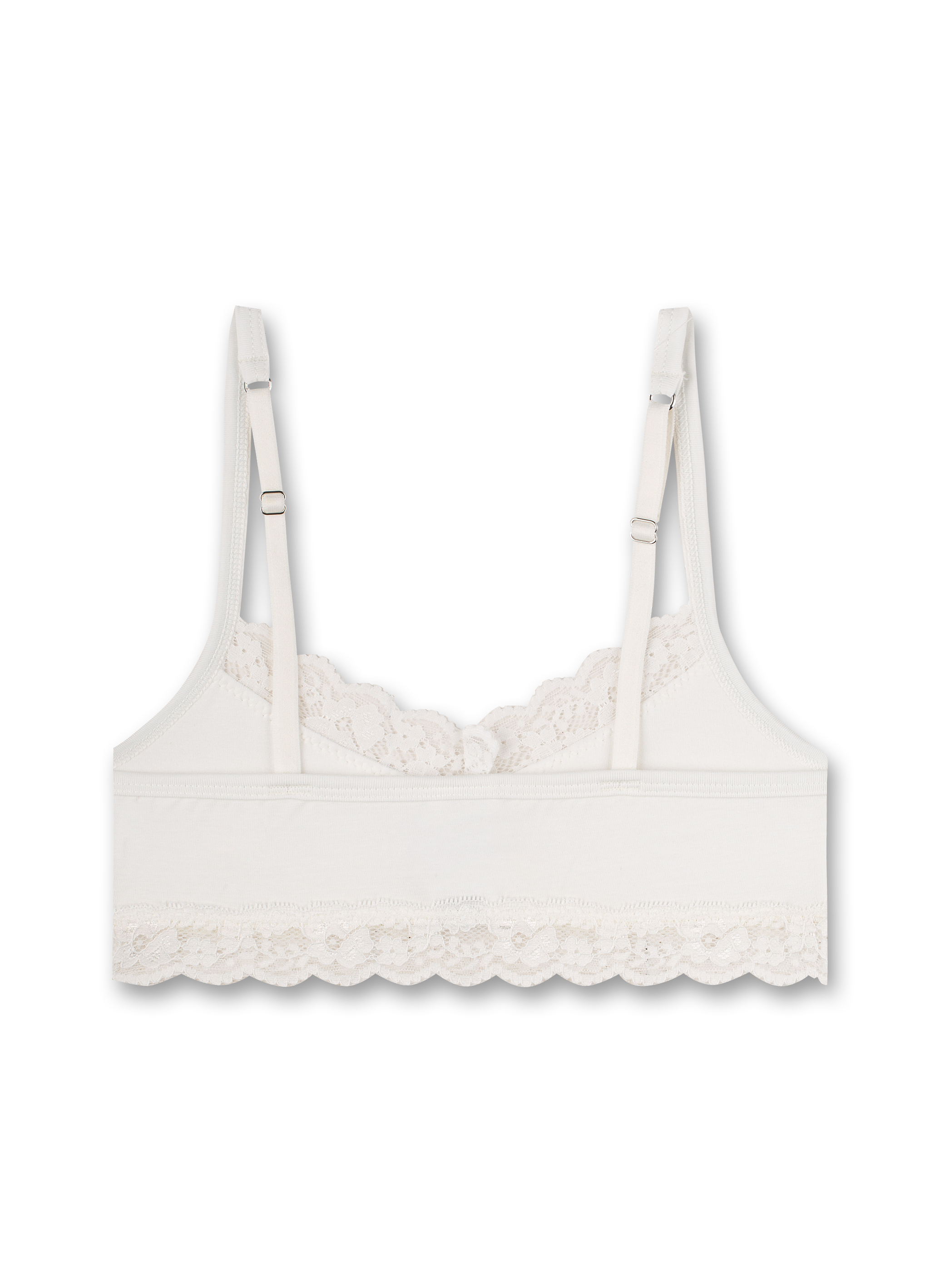 Mädchen-Bustier Off-White