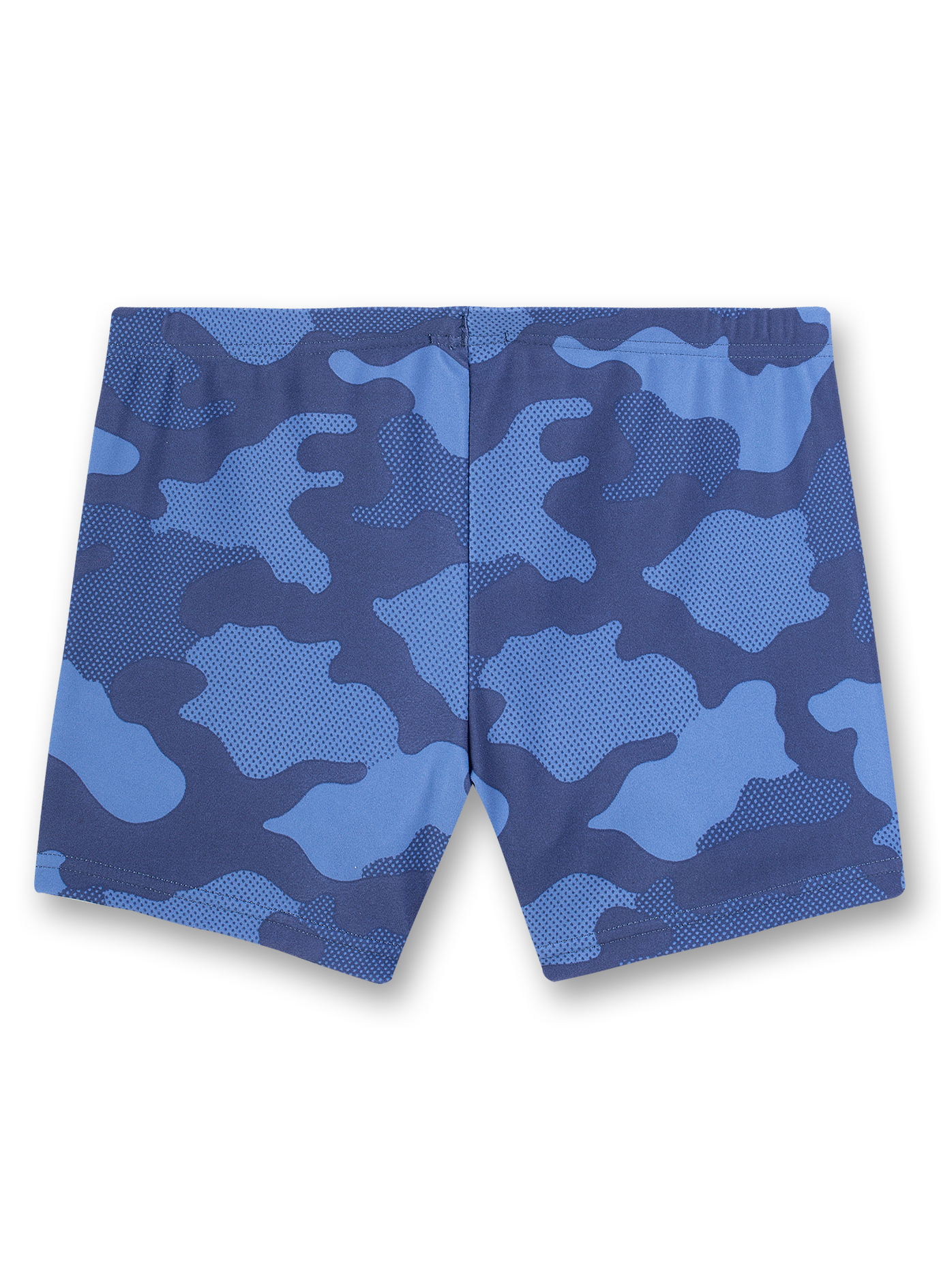 Jungen-Badehose Blau Camouflage