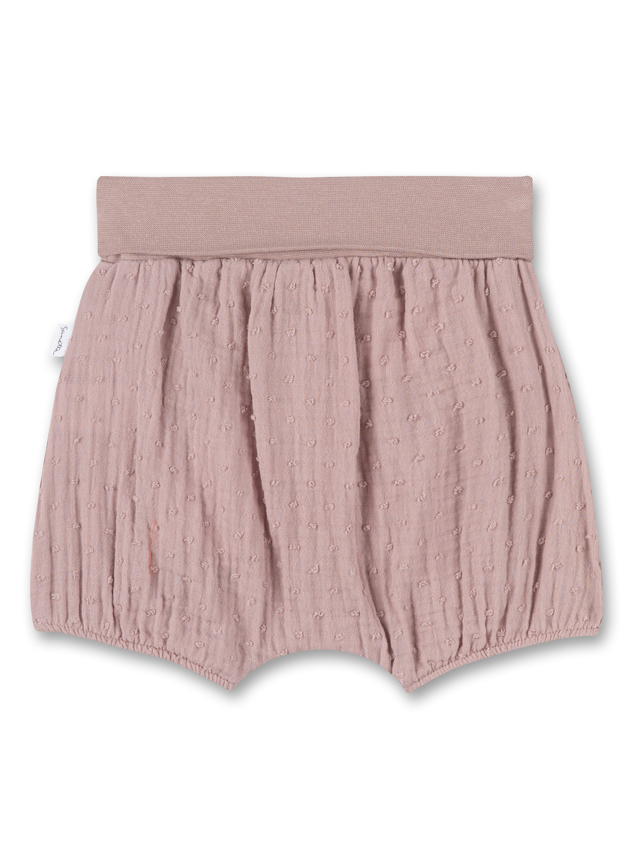 Mädchen-Shorts Musselin Rosa