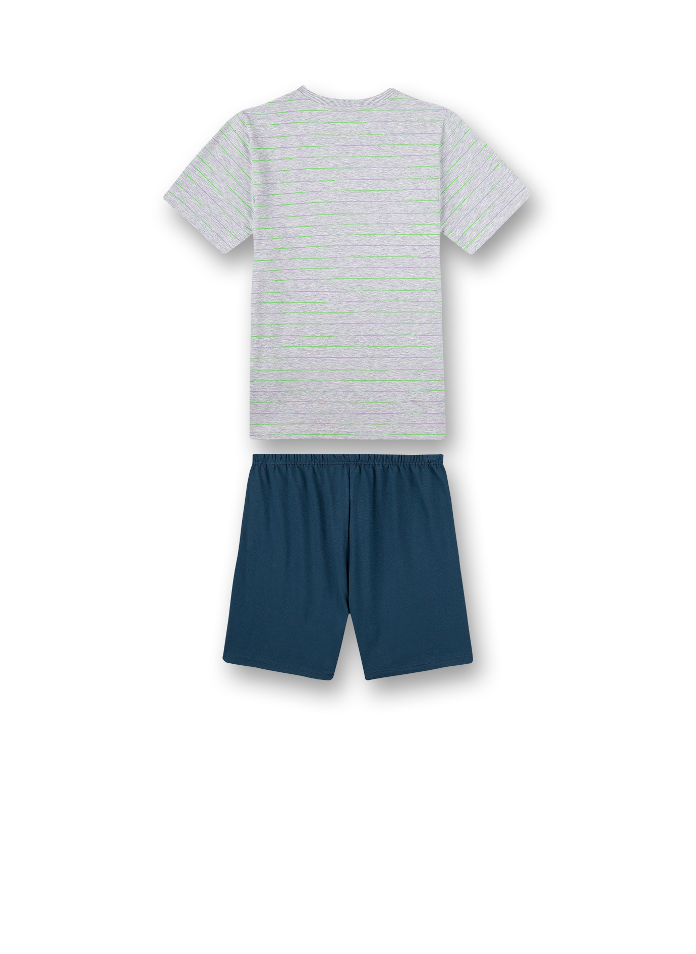 Jungen-Schlafanzug kurz Graumelange Big City Life