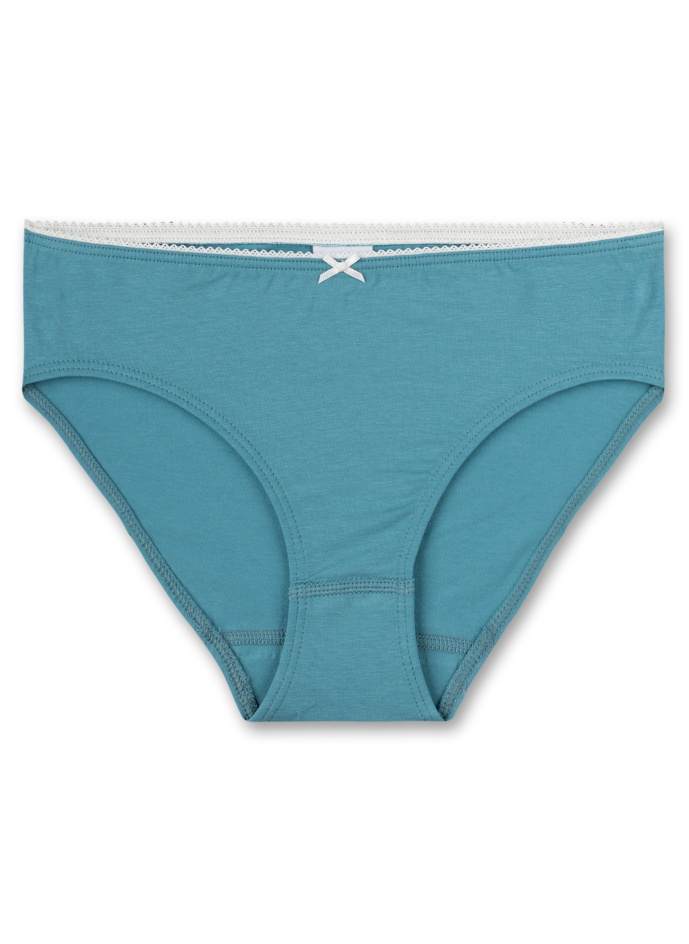 Mädchen-Rioslip (Doppelpack) Off-White und Blau Night Flowers