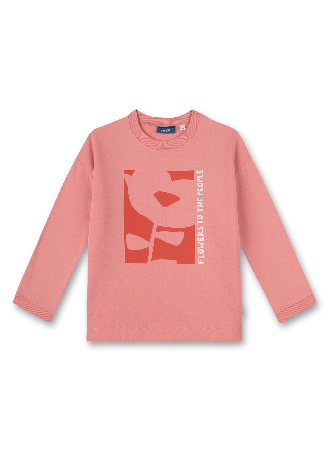 Mädchen-Sweatshirt Rosa Flowers for You