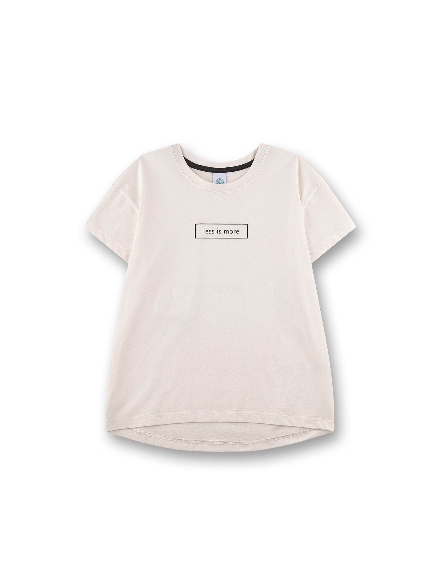 Mädchen-Schlafshirt halbarm beige