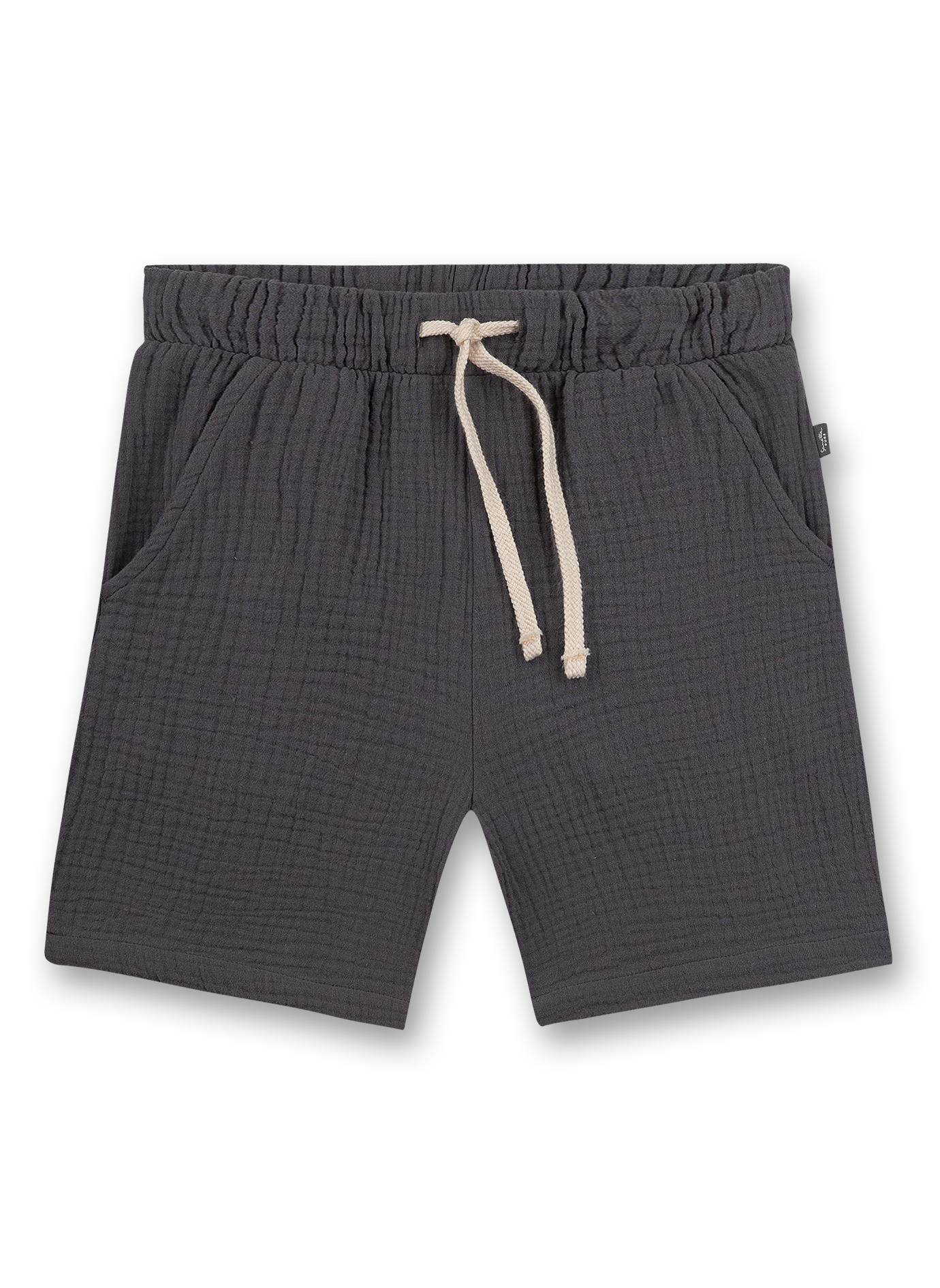 Jungen-Shorts Dunkelgrau