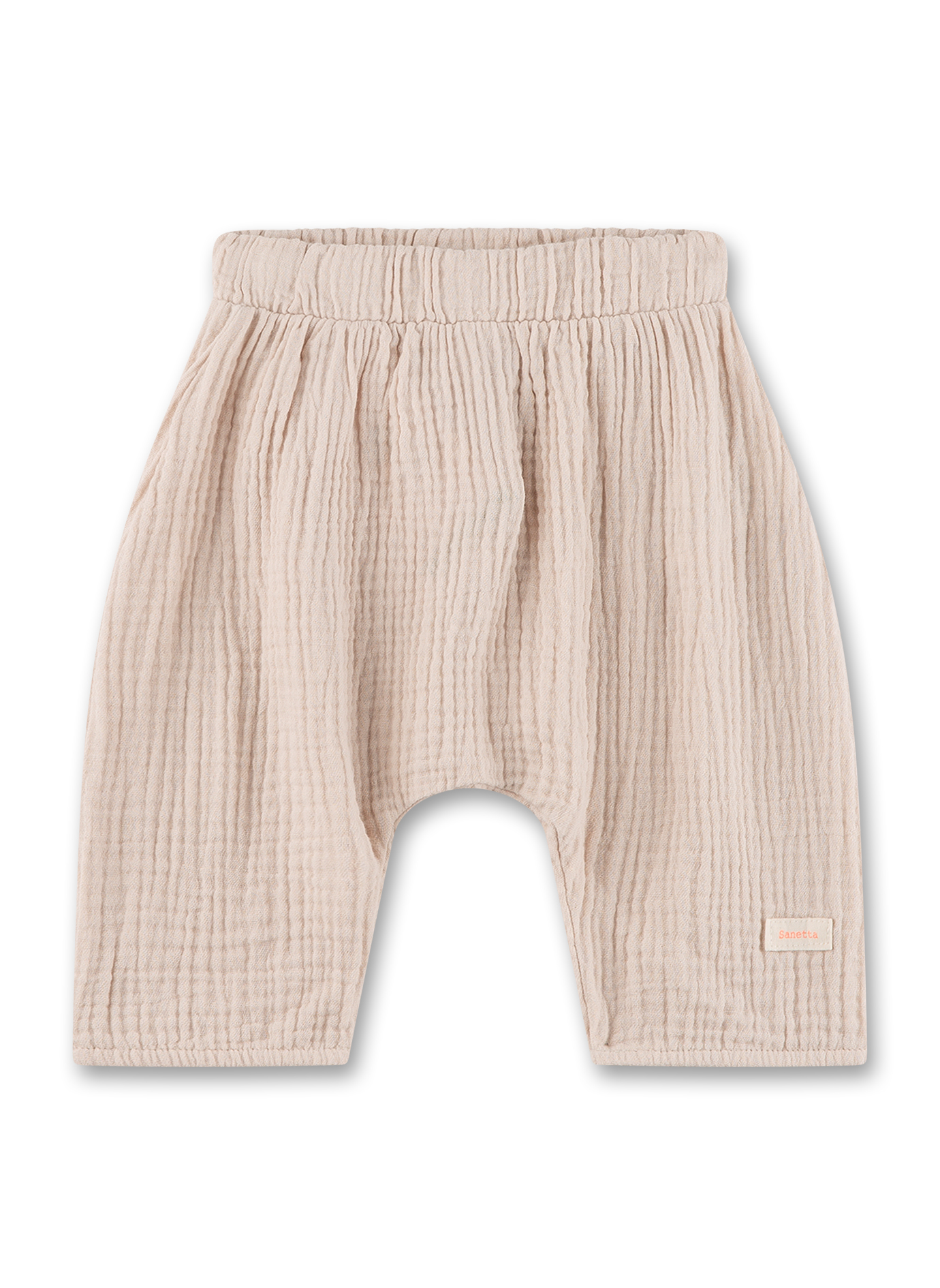 Newborn-Hose Beige aus Musselin