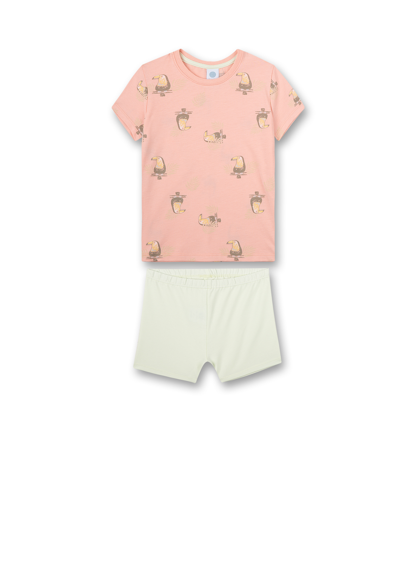 Mädchen-Schlafanzug kurz Rosa