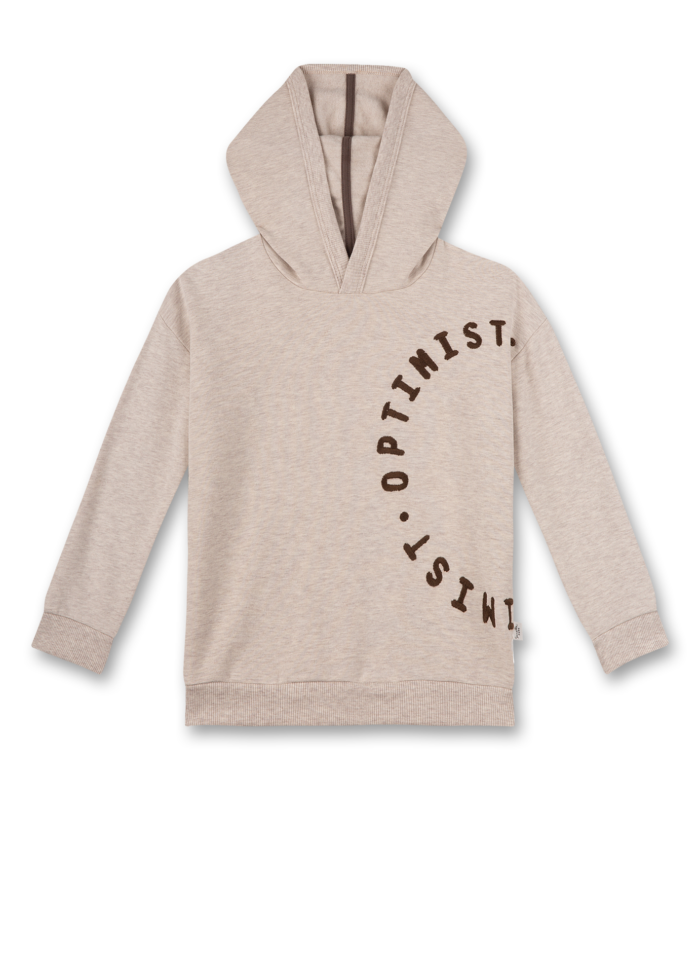 Jungen-Sweatshirt mit Kapuze Beige
