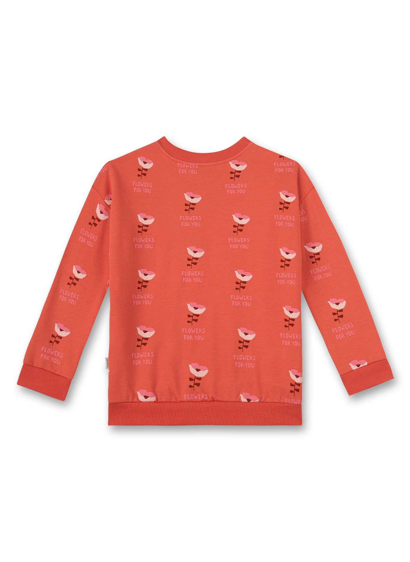 Mädchen-Sweatshirt Orange Flowers for You