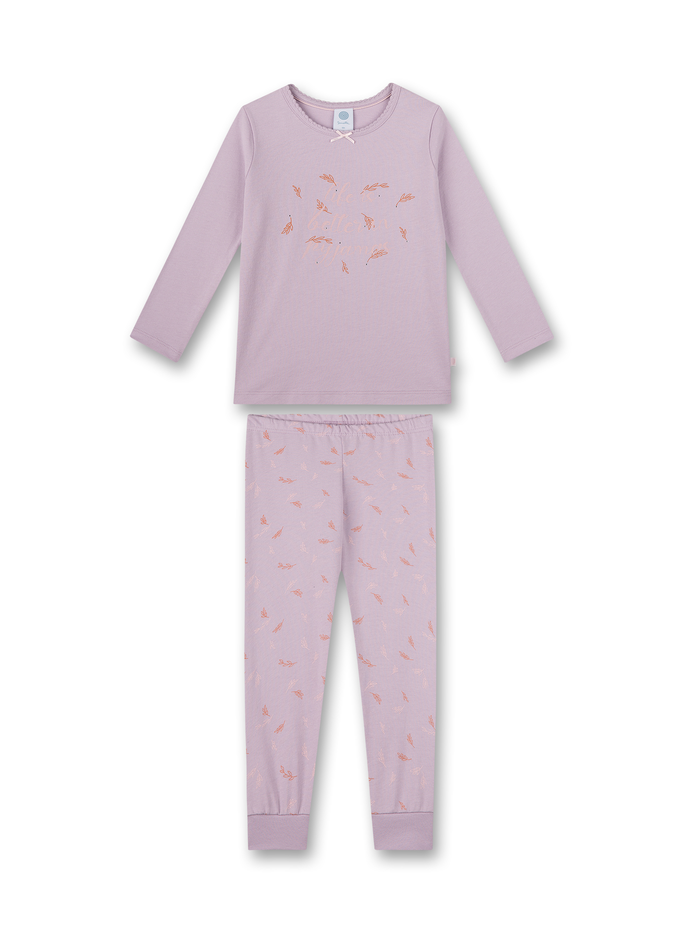 Mädchen-Schlafanzug Lila Little Birdie
