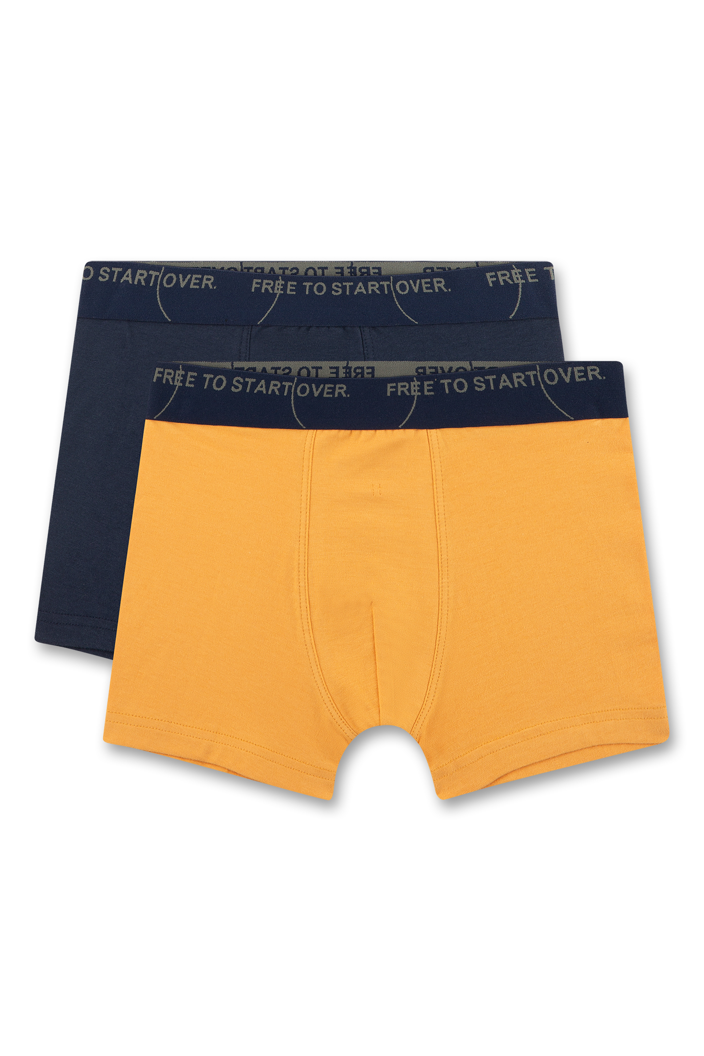 Jungen-Hipshorts (Doppelpack) blau
