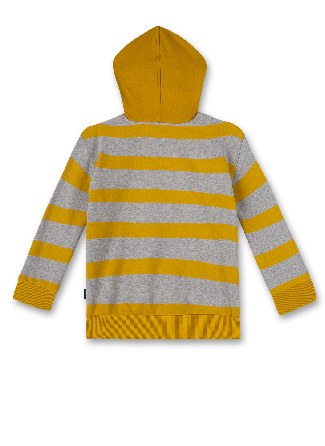 Jungen-Sweatshirt Gelb geringelt Space Driver