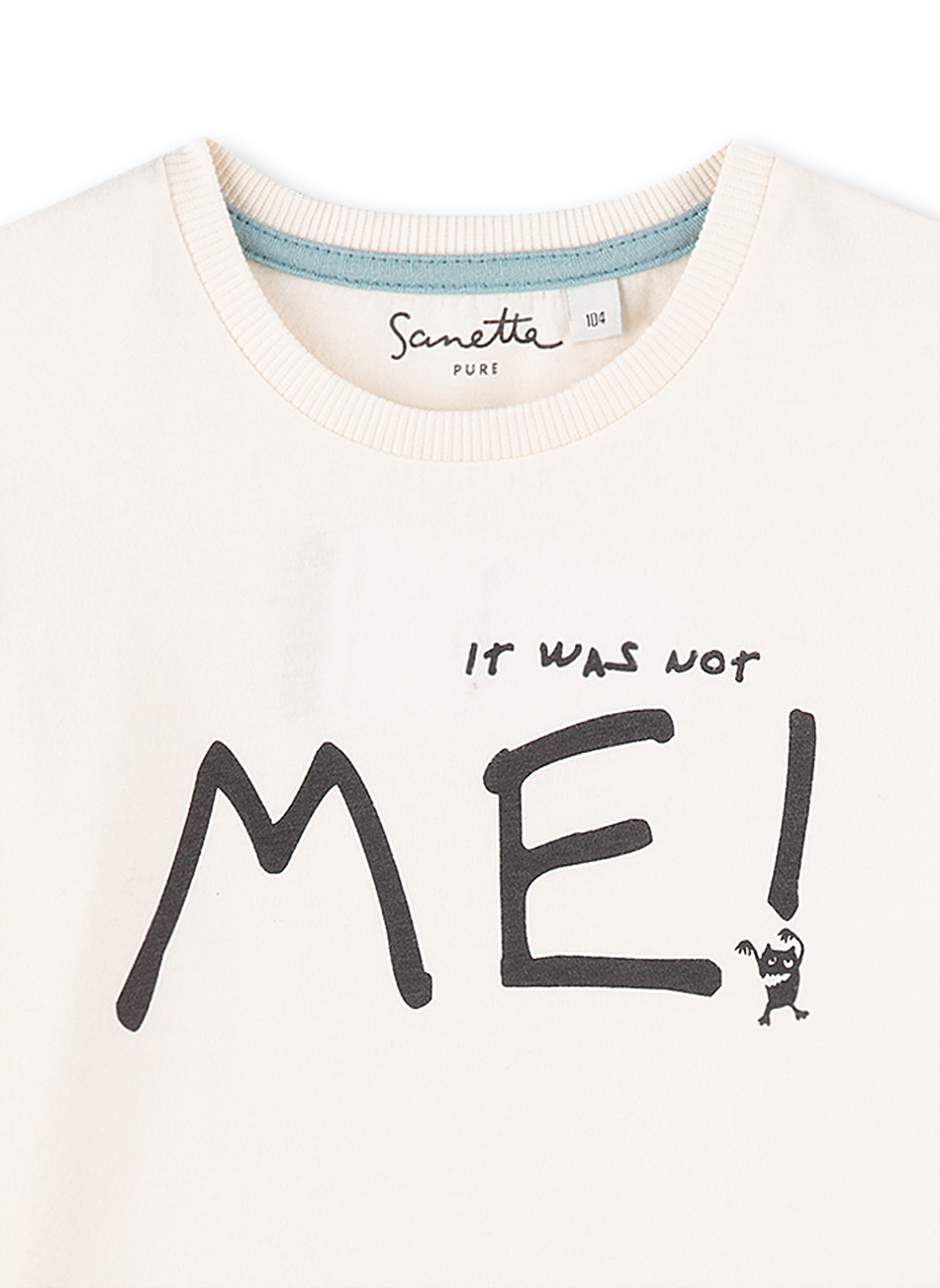 Jungen-Shirt langarm Off-White