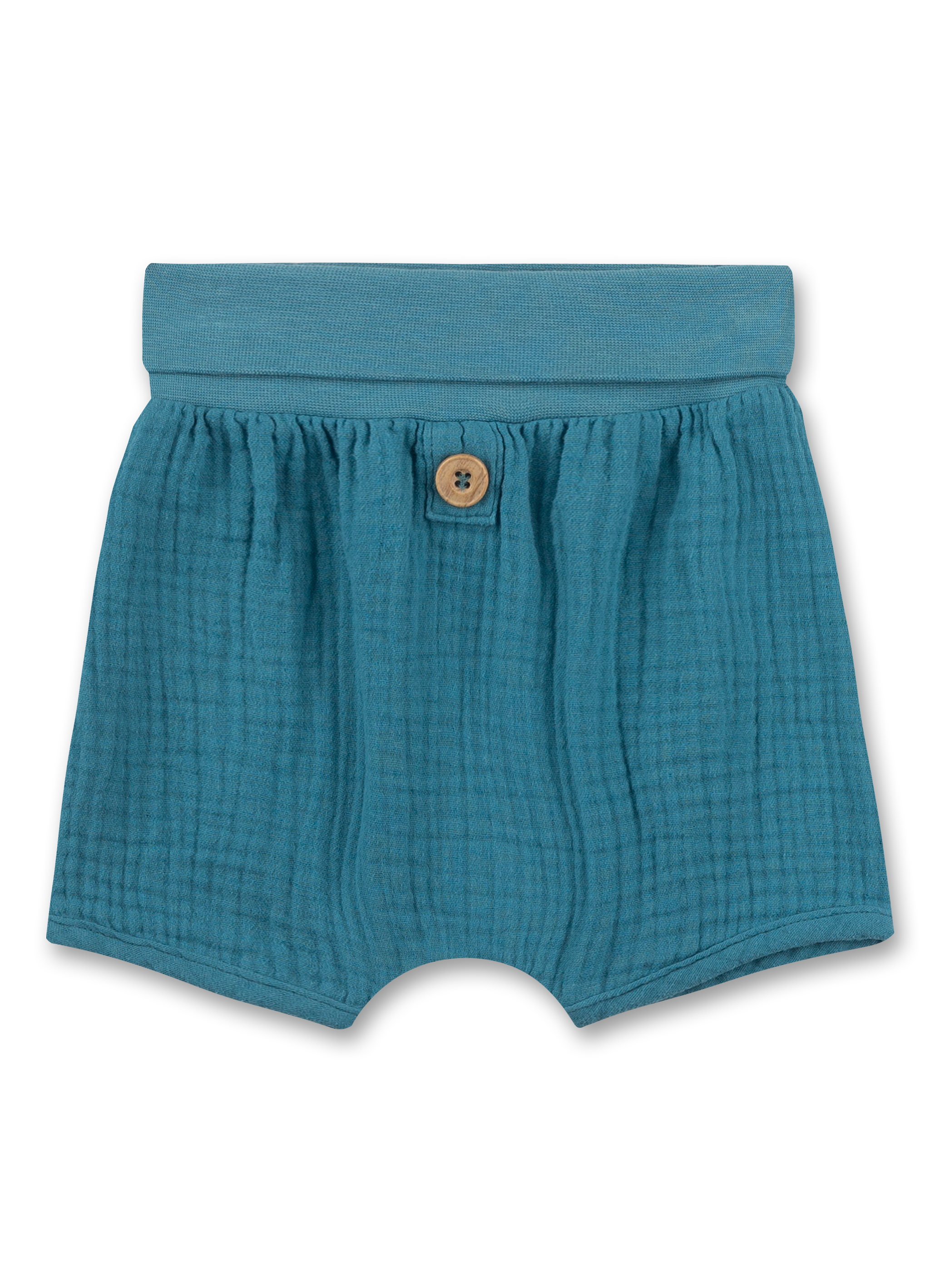 Jungen-Shorts Blau Musselin