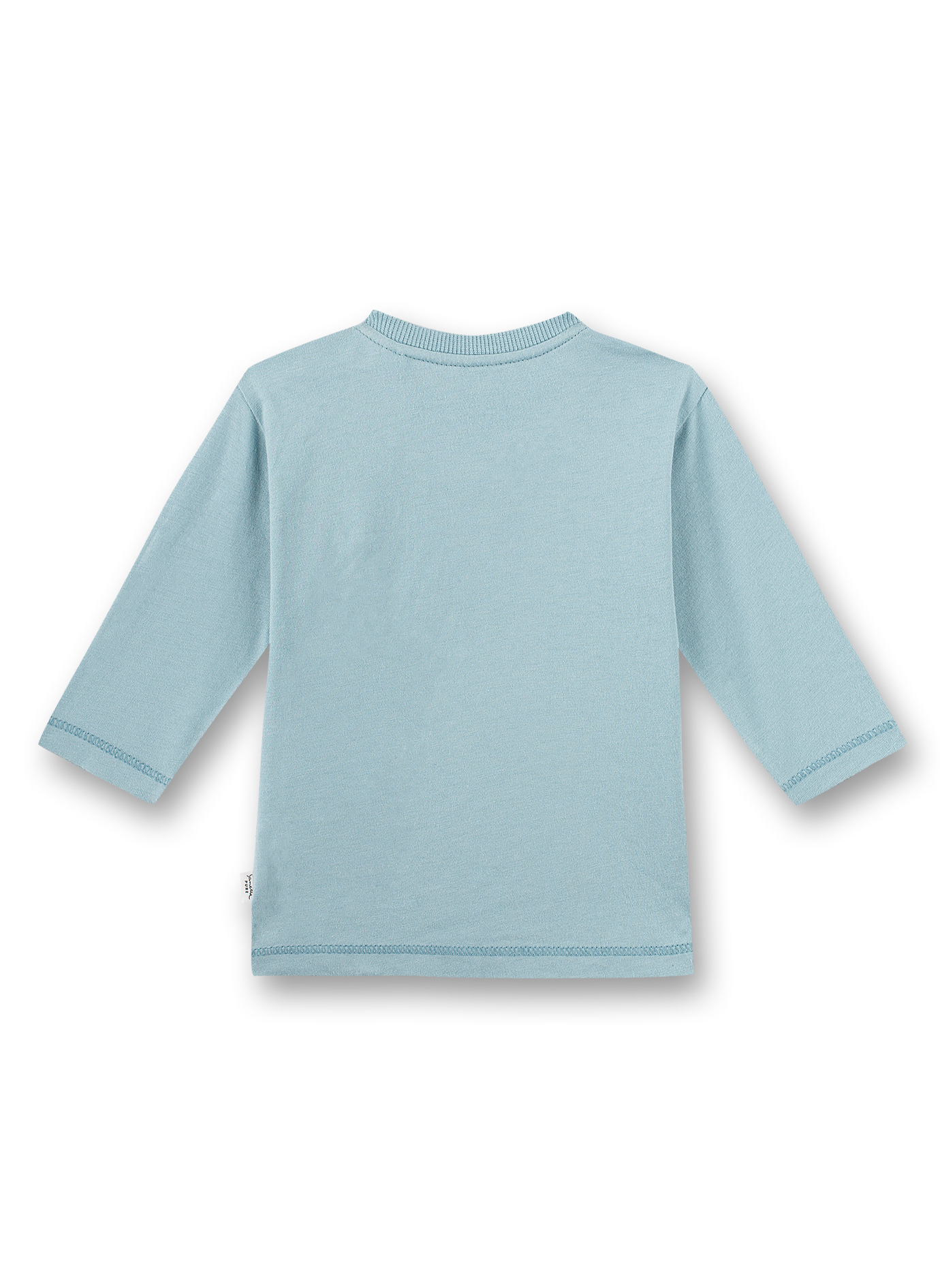 Jungen-Shirt langarm Hellblau
