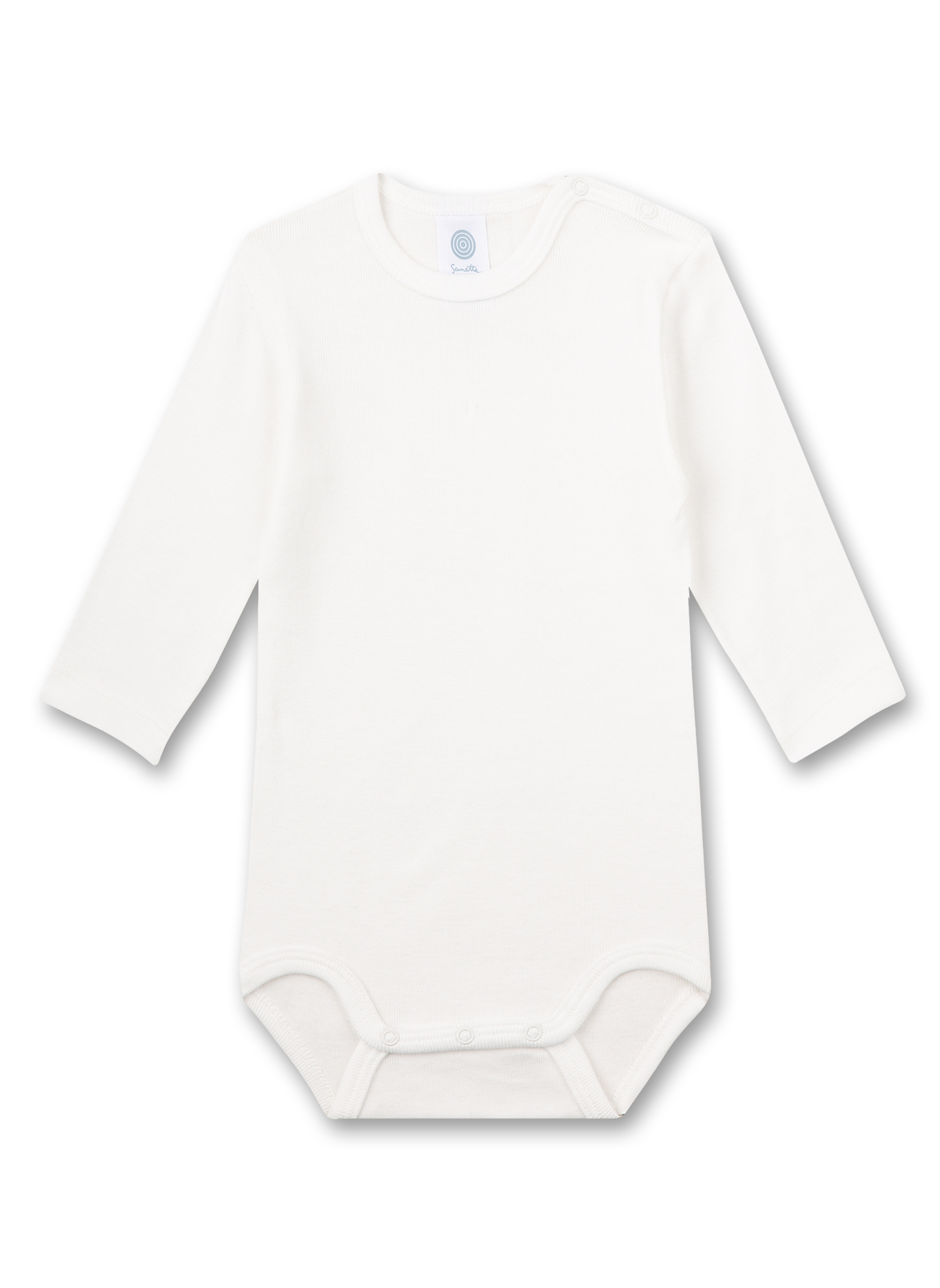 Baby Body langarm (Doppelpack) Off White