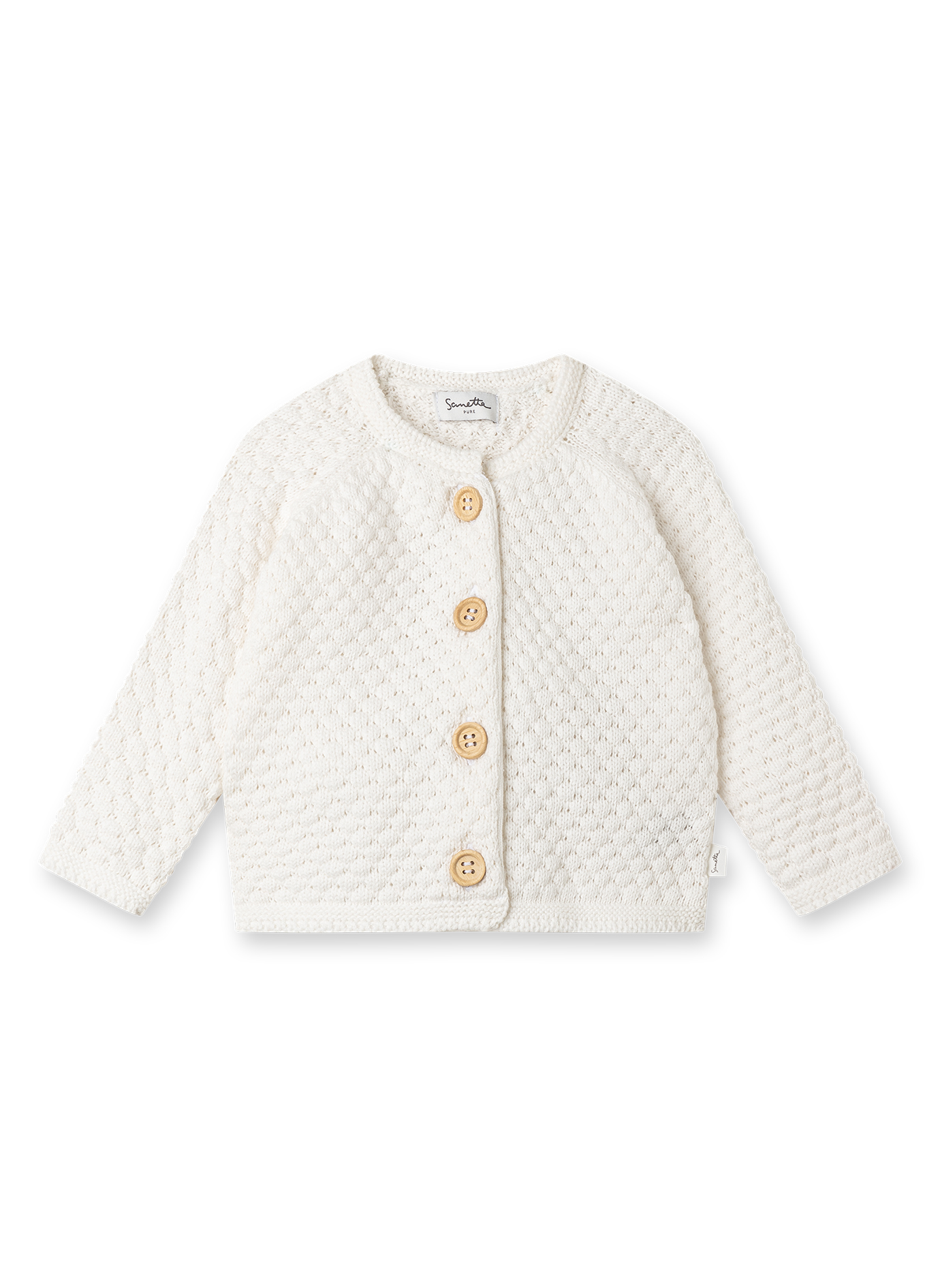 Mädchen-Cardigan Off-White
