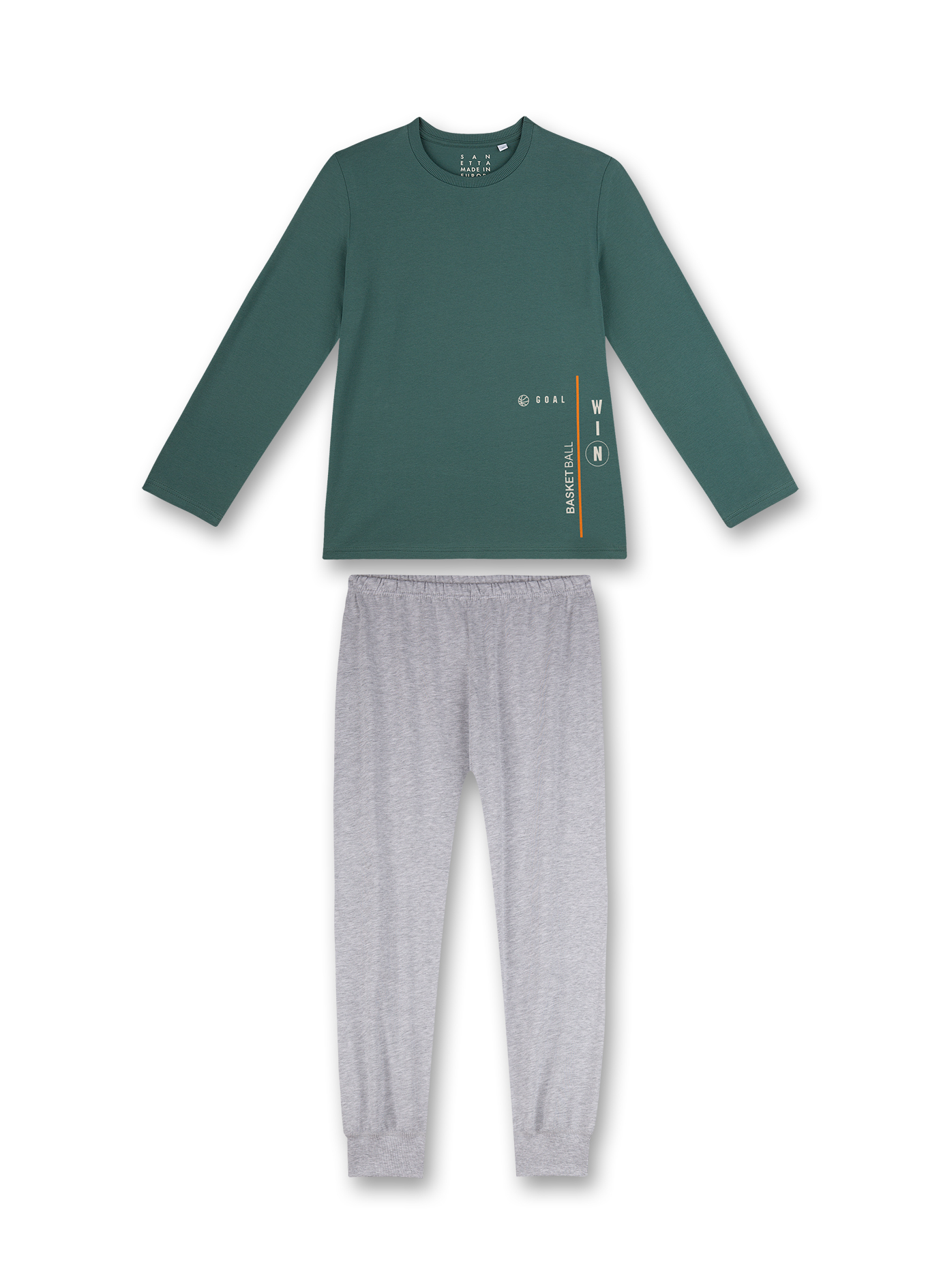 Jungen-Schlafanzug Grün Street Vibes