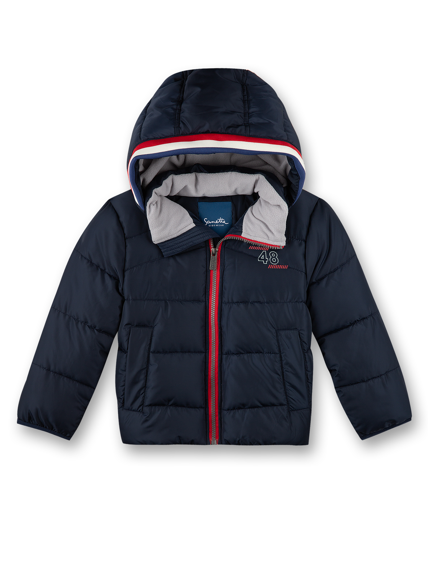 Jungen-Outdoorjacke Dunkelblau