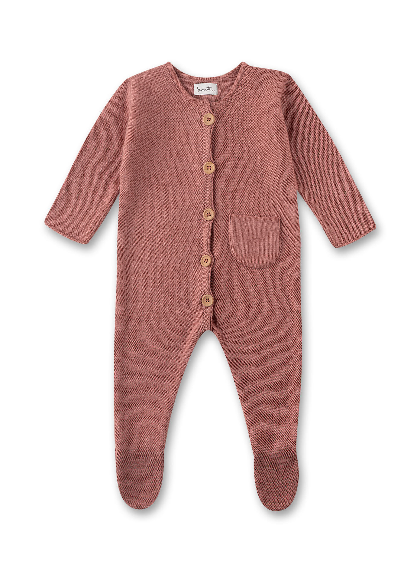 Baby-Overall Rosa aus Wolle