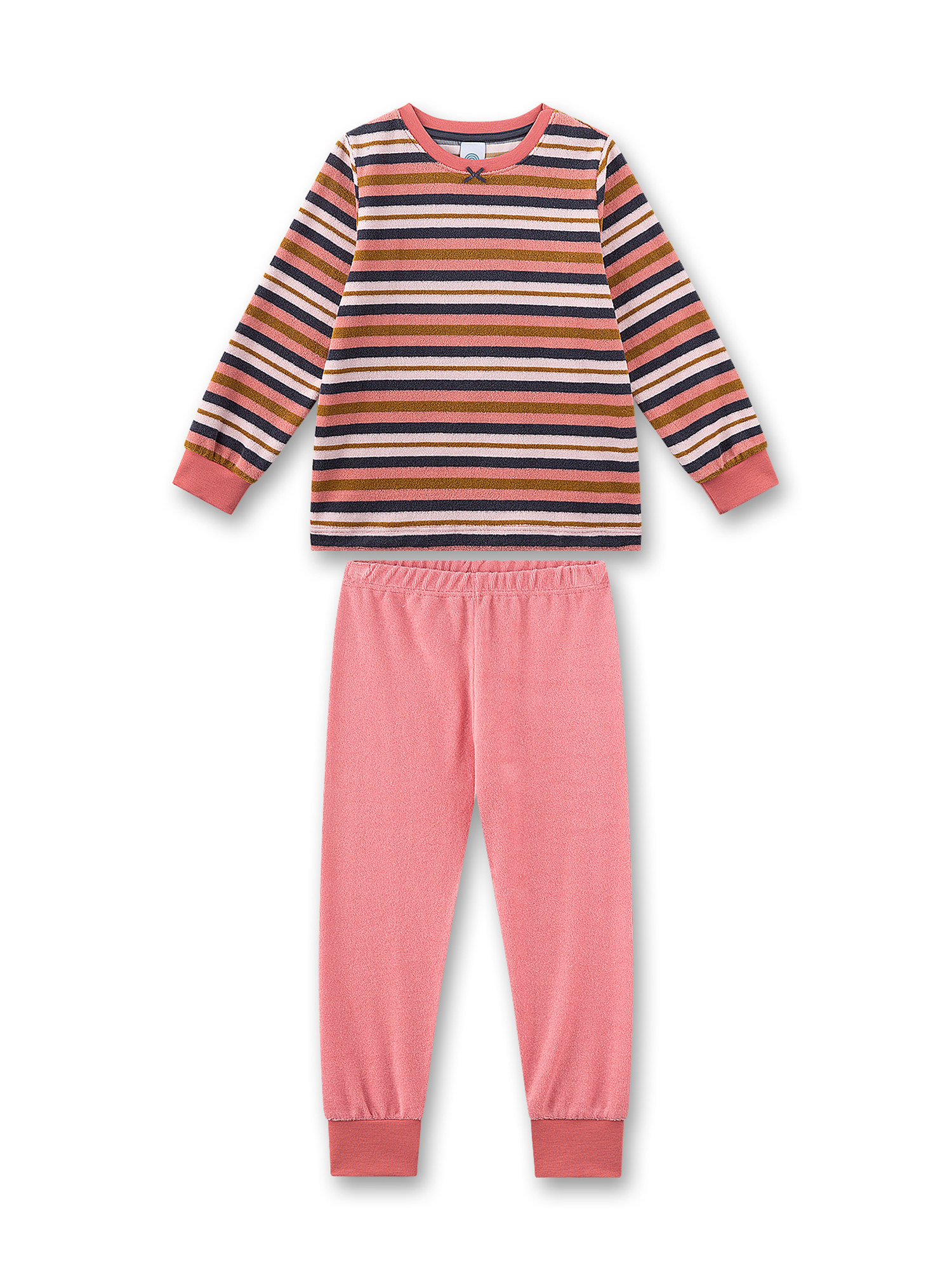 gestreiftes shirt, Langarmshirt, pink farbene Hose, Kinderoutfit, elastische Bündchen