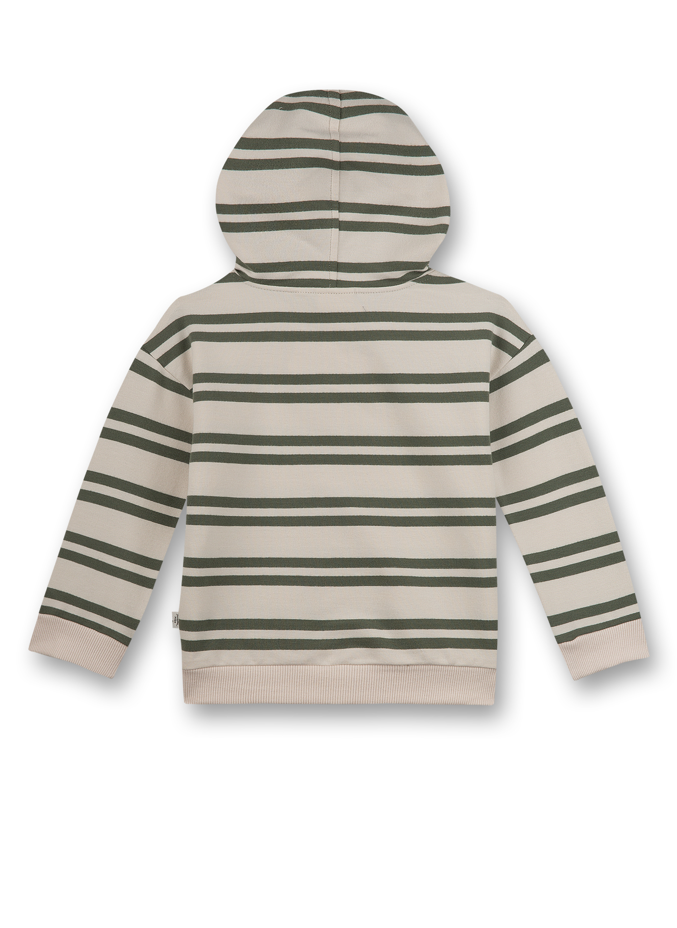 Jugen-Sweatshirt Grün Ringel