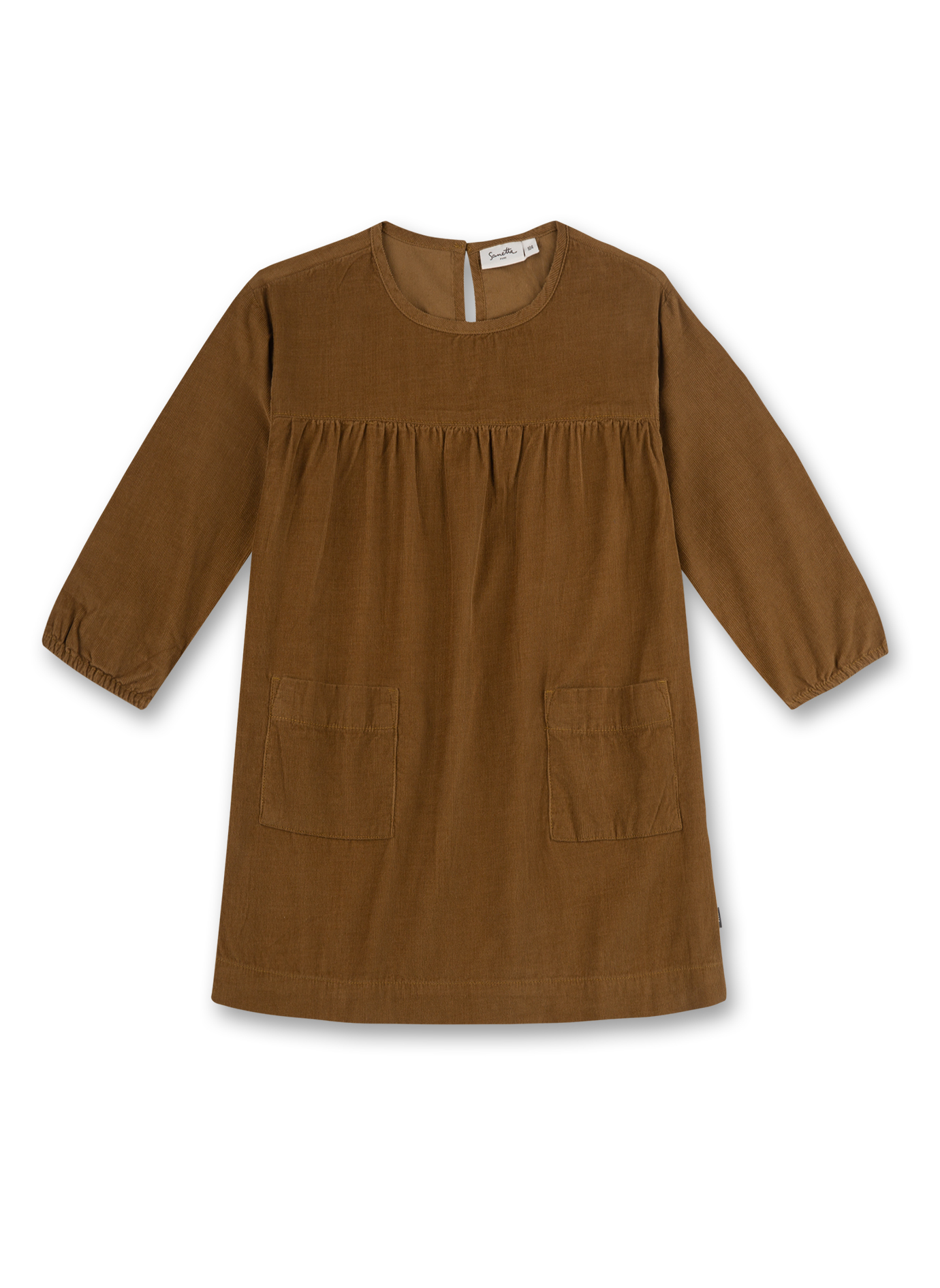 Mädchen-Kleid braun Cord