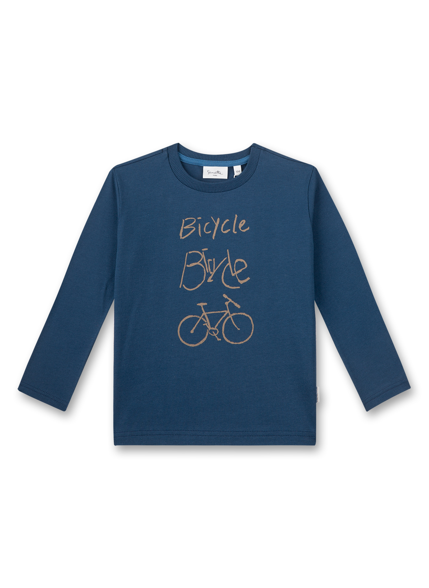 Jungen-Shirt langarm Blau