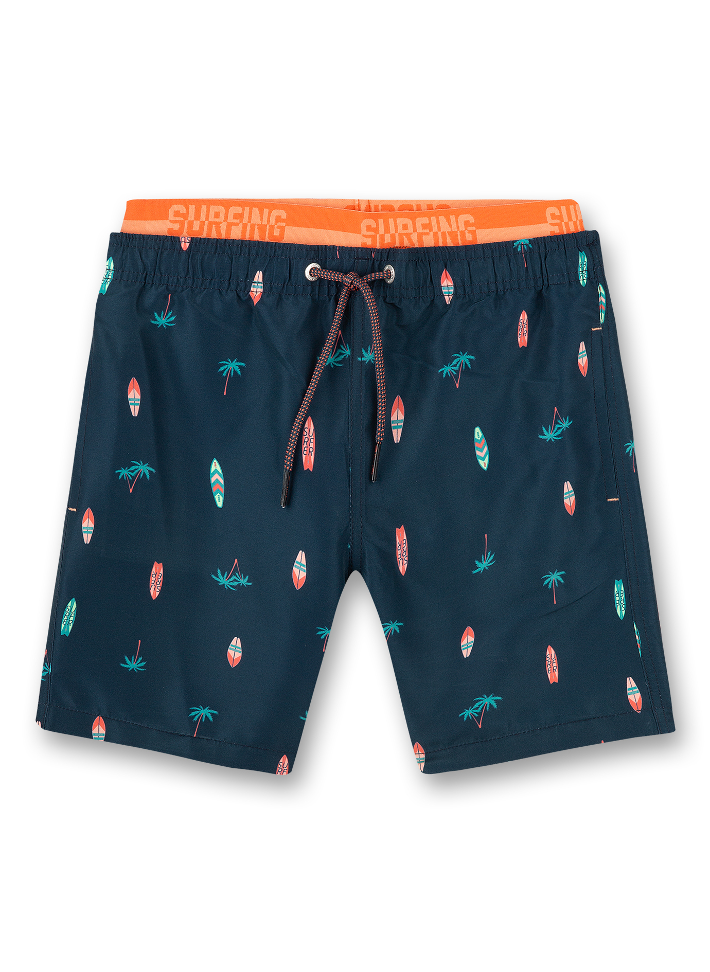 Jungen-Badeshorts Dunkelblau